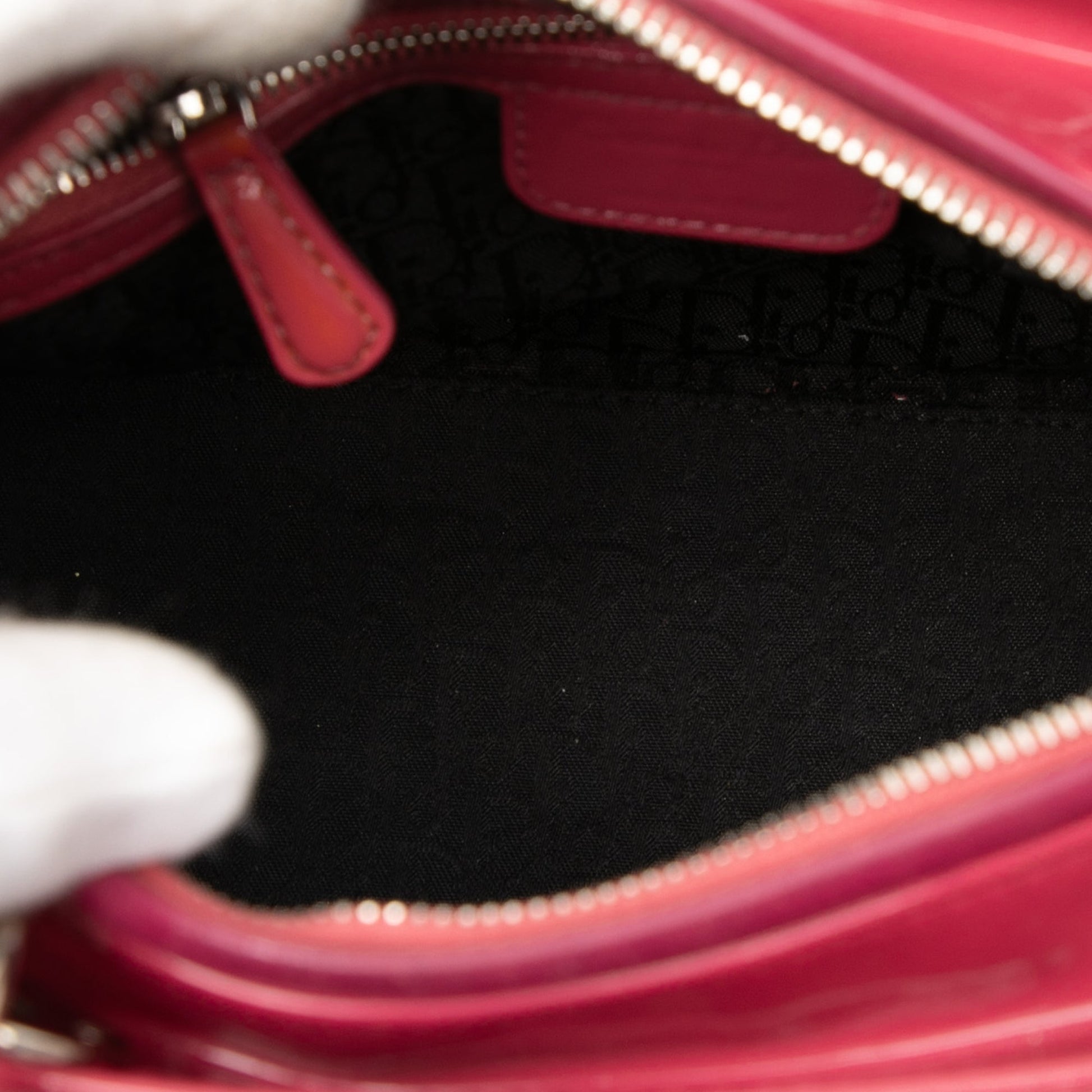 Dior Medium Patent Cannage Lady Dior