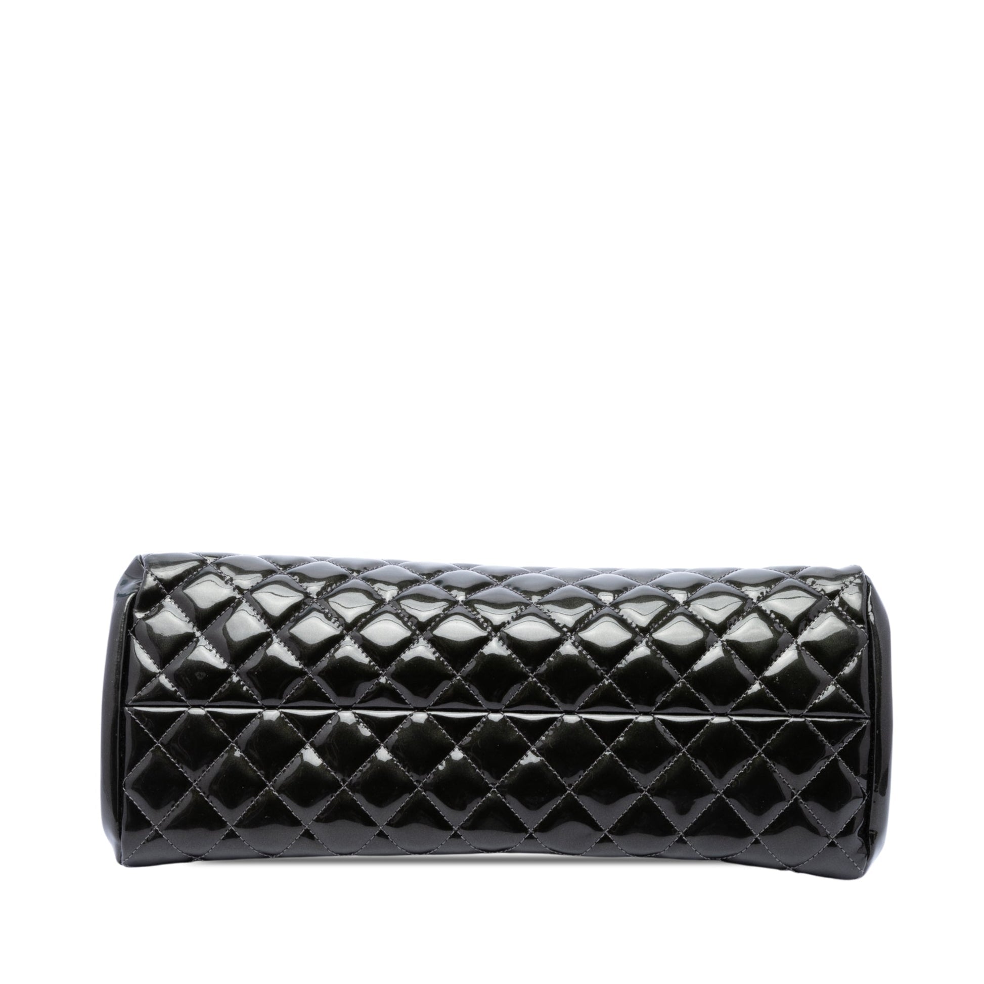 Chanel Medium Patent Ombre Just Mademoiselle Bowling Bag