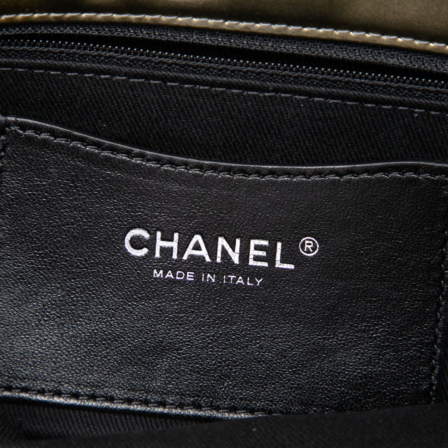 Chanel Medium Patent Ombre Just Mademoiselle Bowling Bag