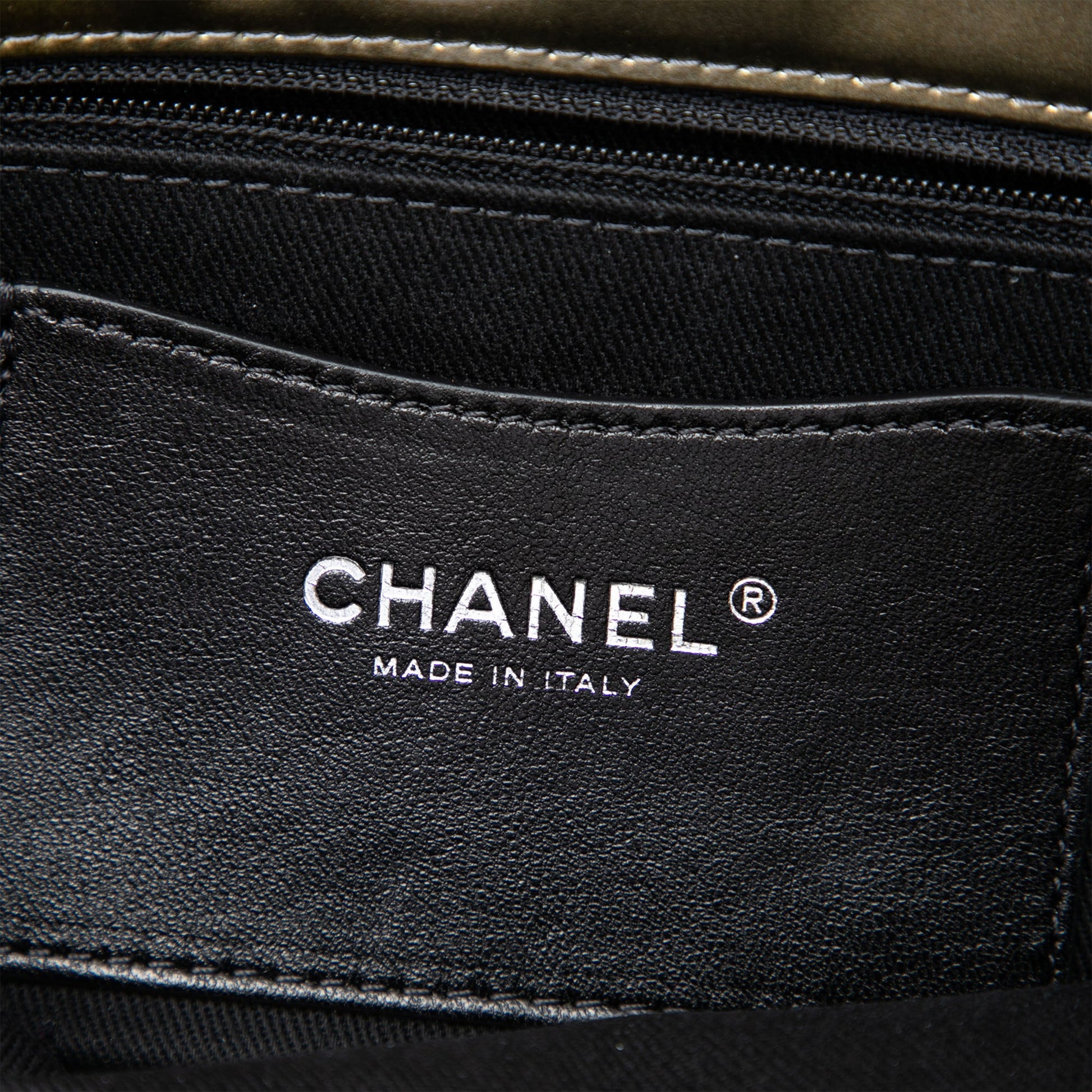 Chanel Medium Patent Ombre Just Mademoiselle Bowling Bag