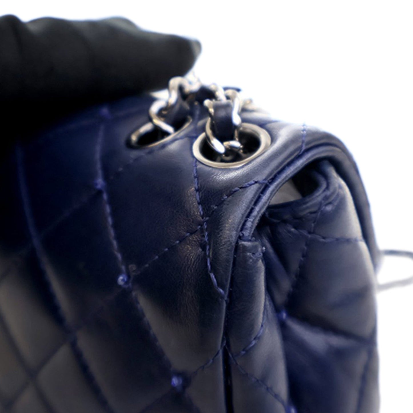 Chanel Mini Rectangular Classic Lambskin Crystal Single Flap