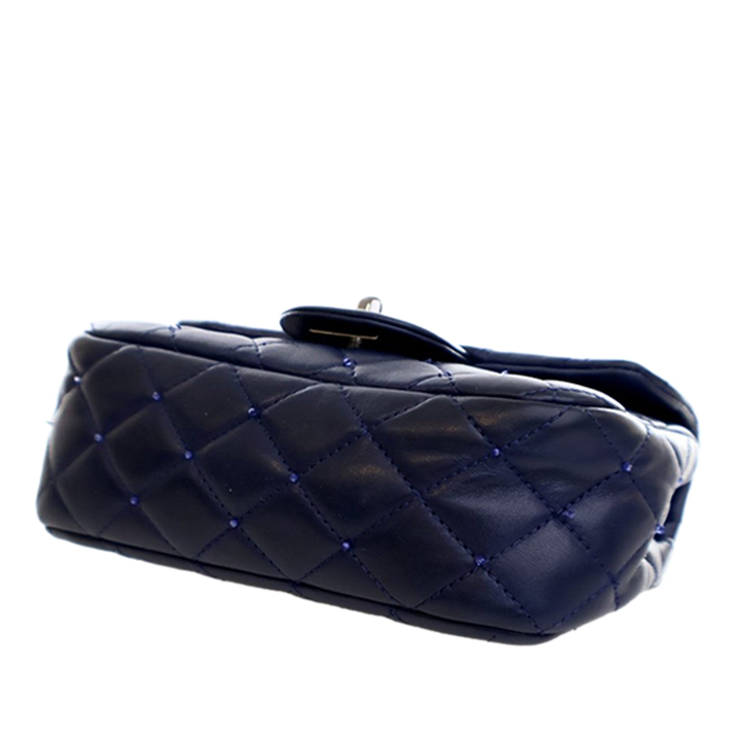 Chanel Mini Rectangular Classic Lambskin Crystal Single Flap