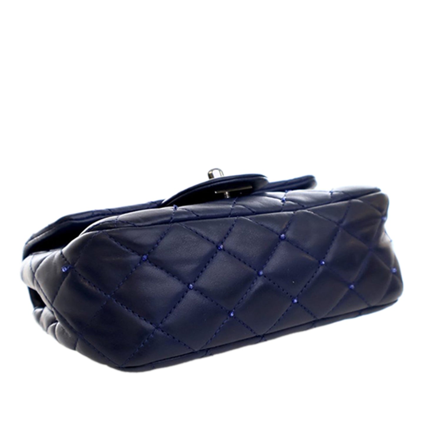 Chanel Mini Rectangular Classic Lambskin Crystal Single Flap