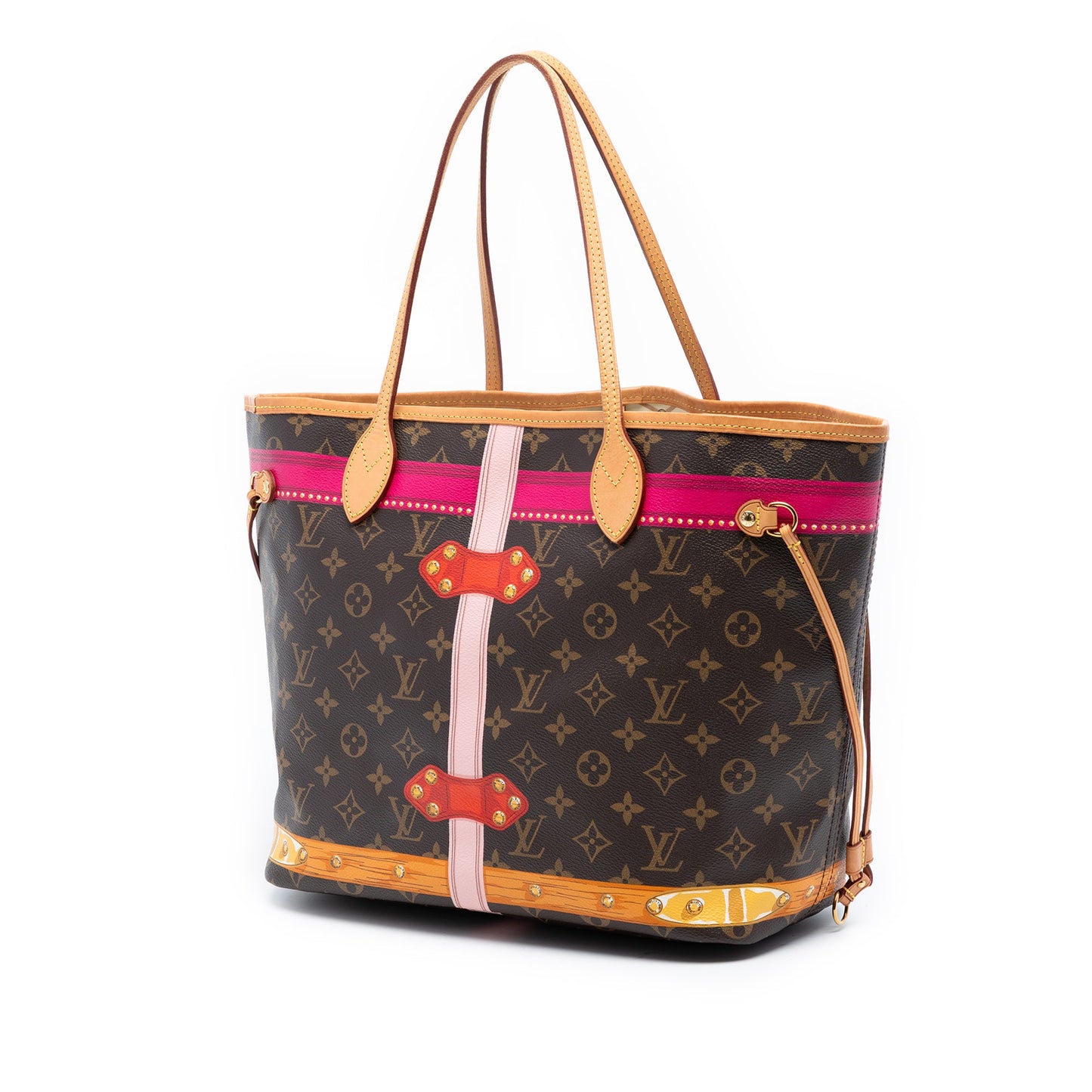 Louis Vuitton Monogram Summer Trunks Neverfull MM