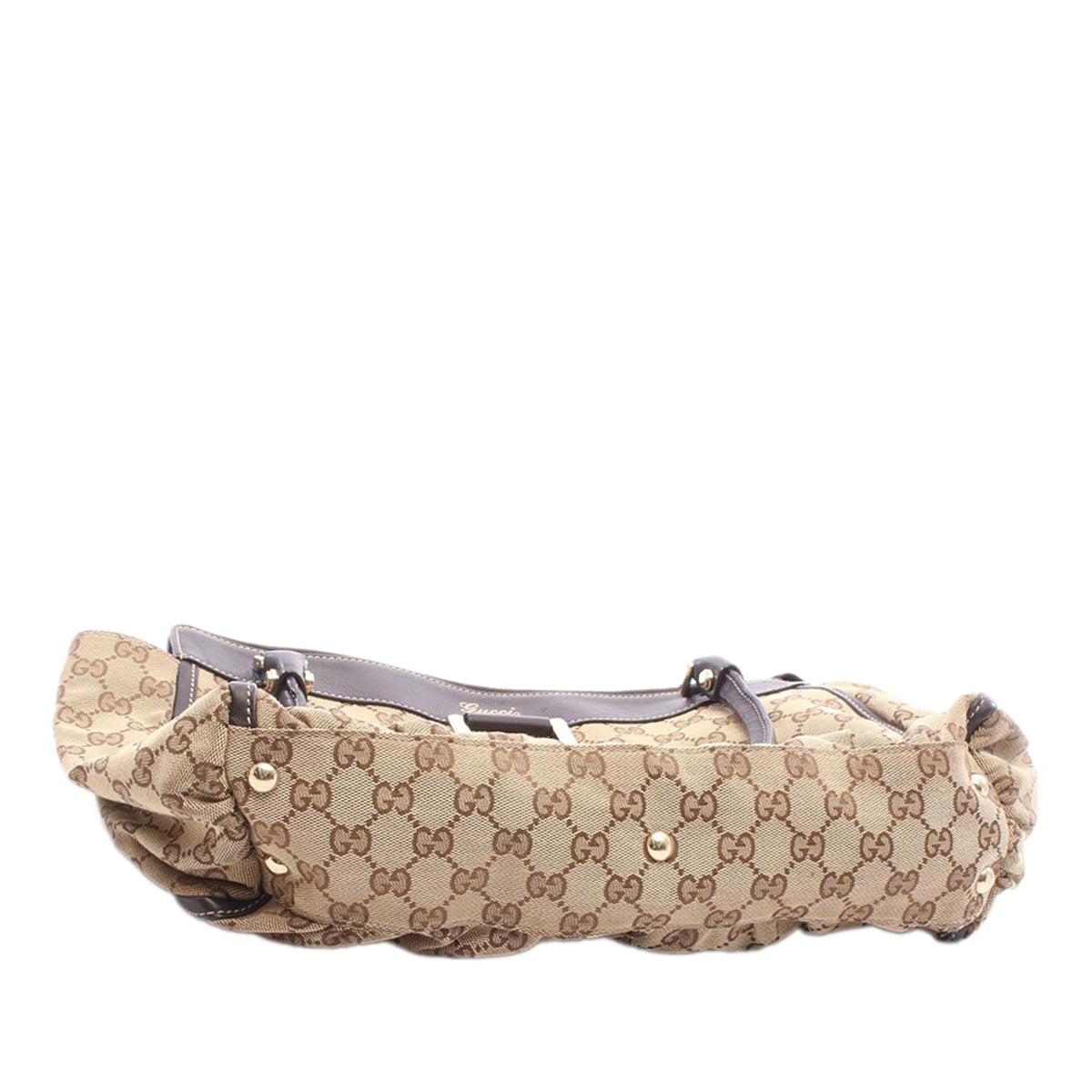 Gucci GG Canvas Abbey D Ring Tote — Beige