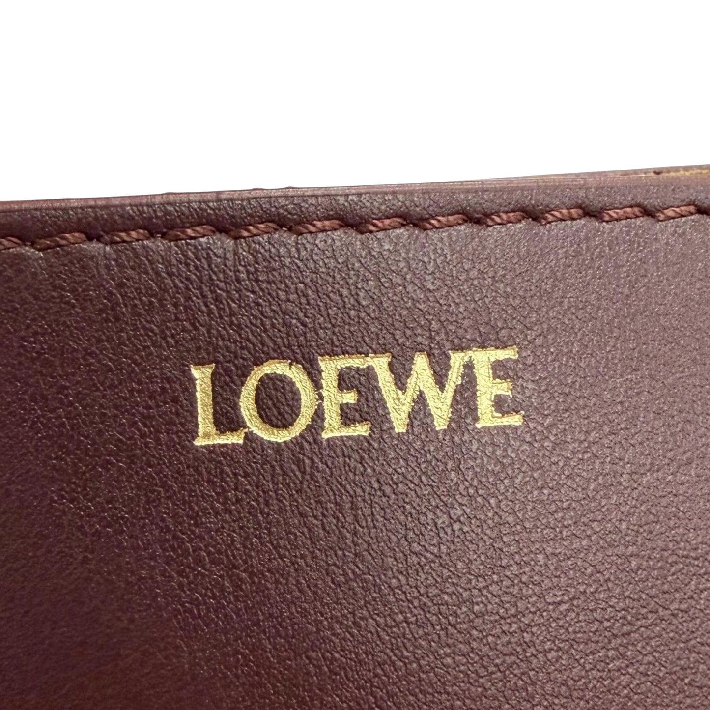 LOEWE Mini Shiny Calfskin Puzzle Fold Tote