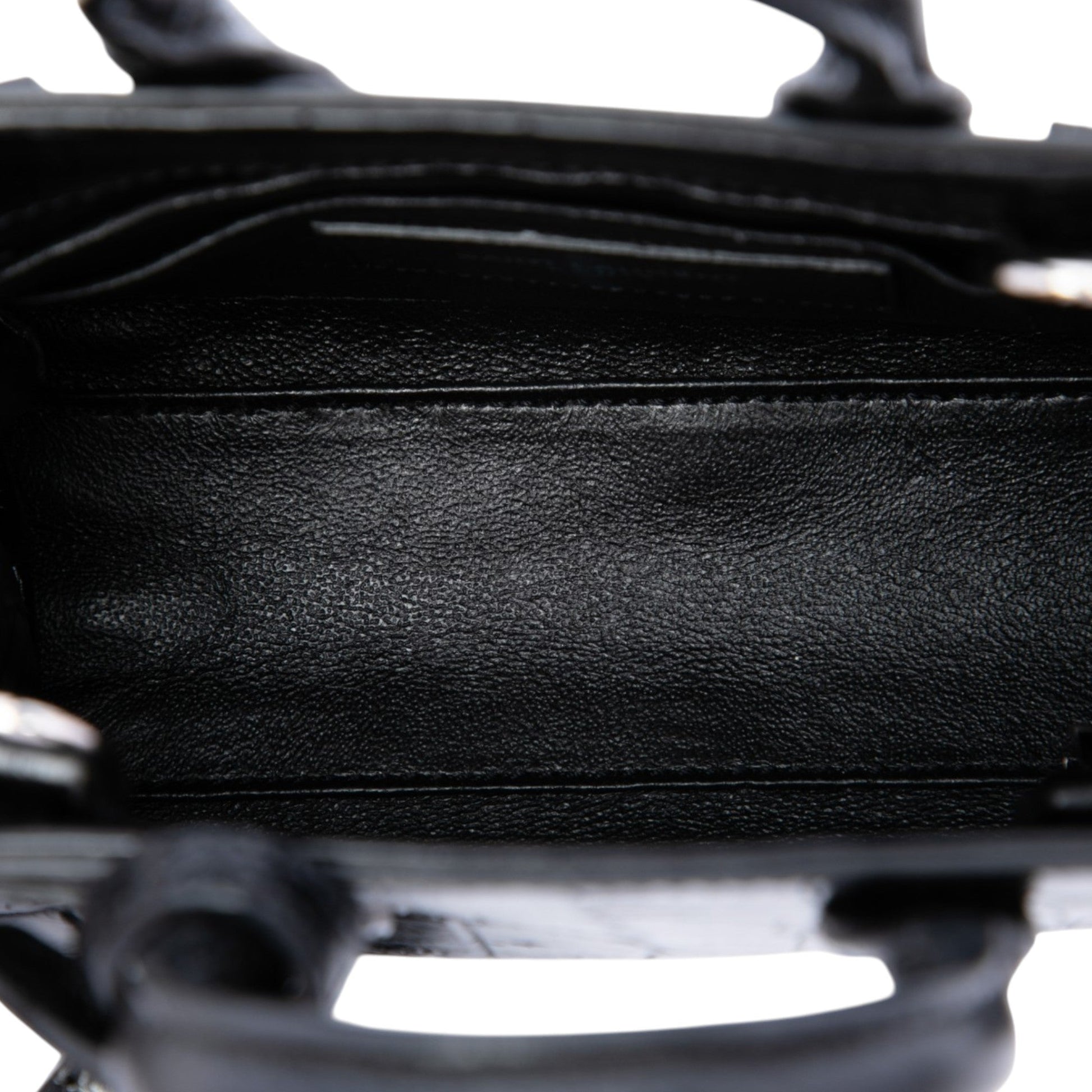 Saint Laurent Toy Croc Embossed Leather Sac De Jour Satchel