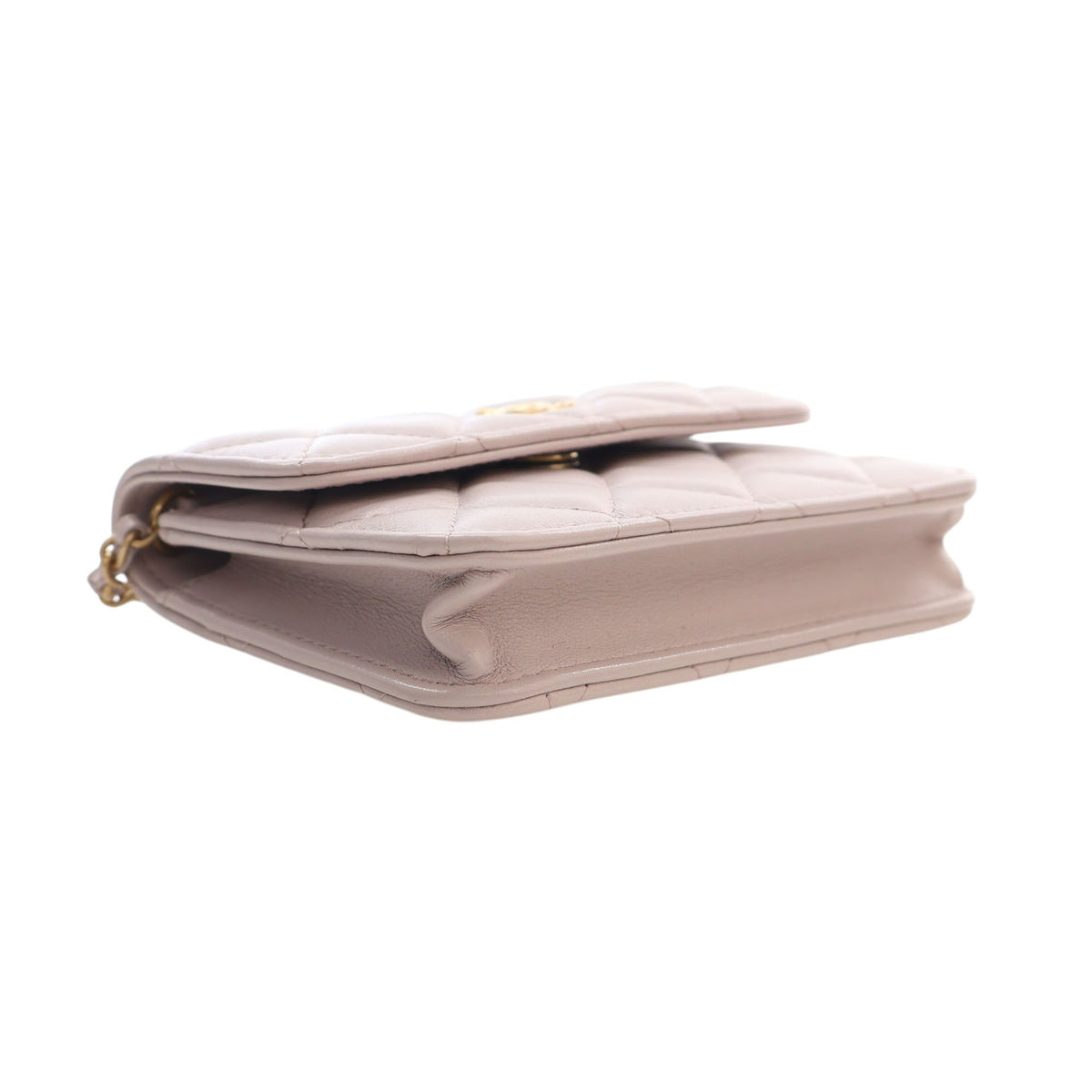 Chanel Mini Lambskin Pearl Crush Clutch On Chain