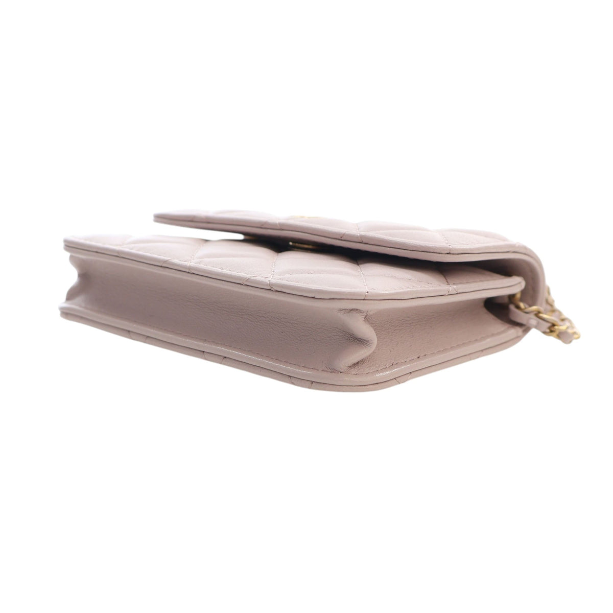Chanel Mini Lambskin Pearl Crush Clutch On Chain