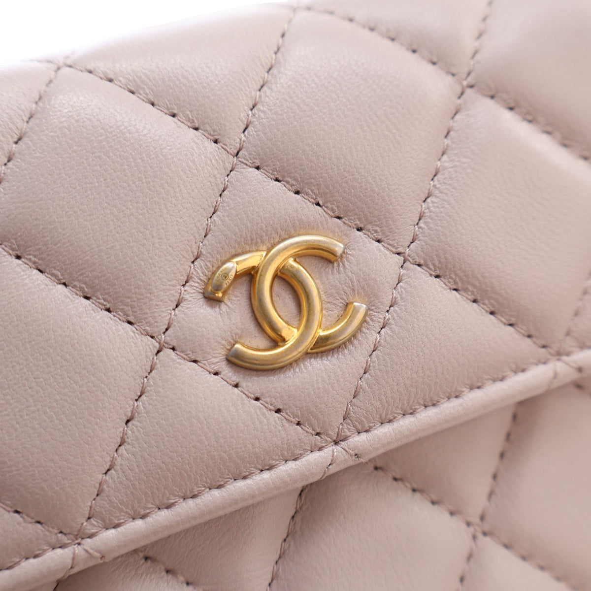 Chanel Mini Lambskin Pearl Crush Clutch On Chain