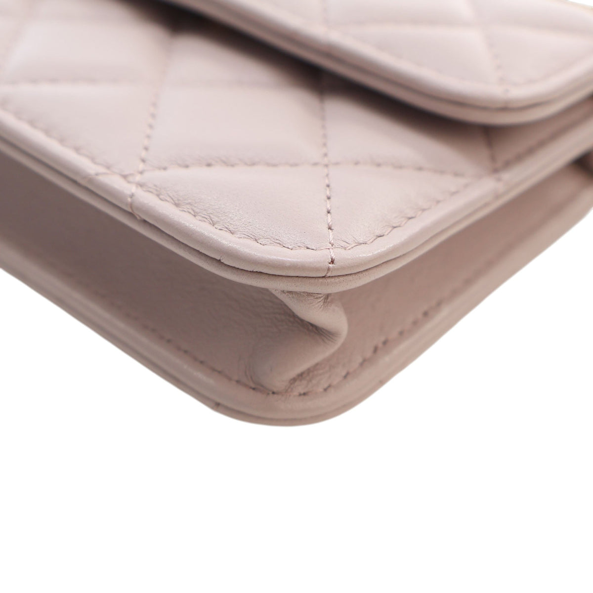 Chanel Mini Lambskin Pearl Crush Clutch On Chain