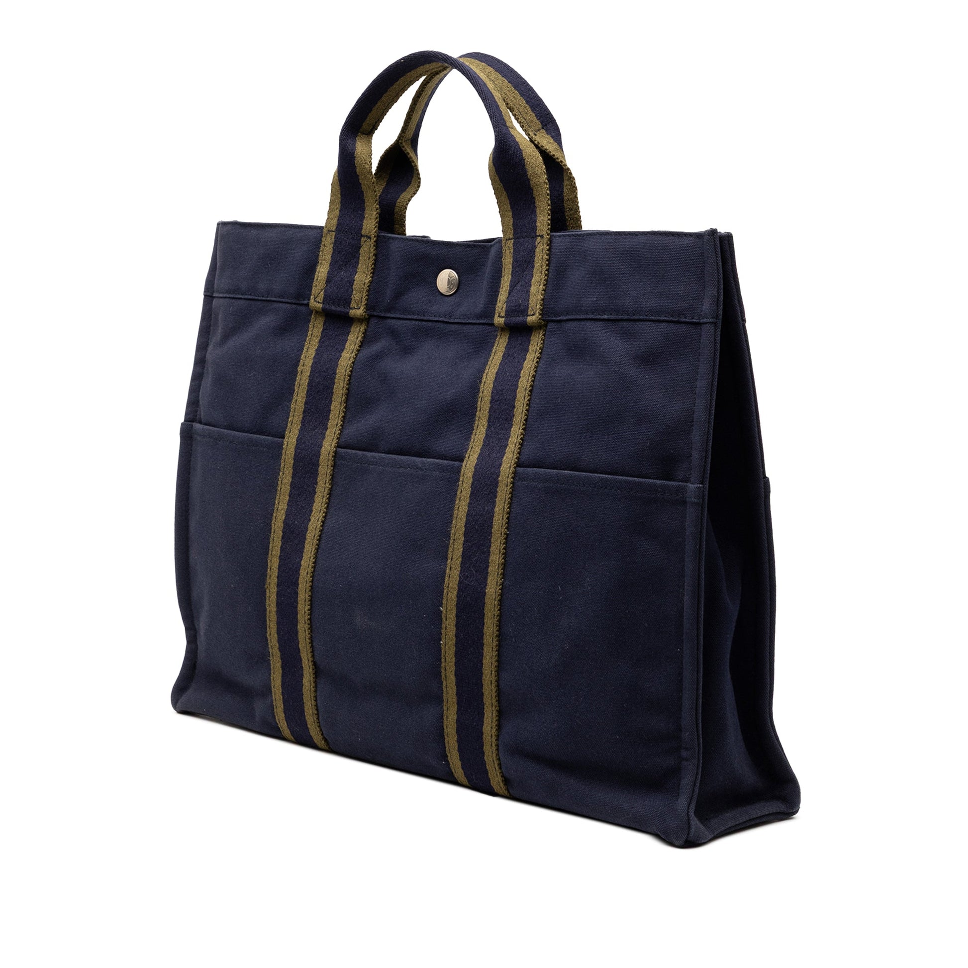Hermès Canvas Fourre Tout MM