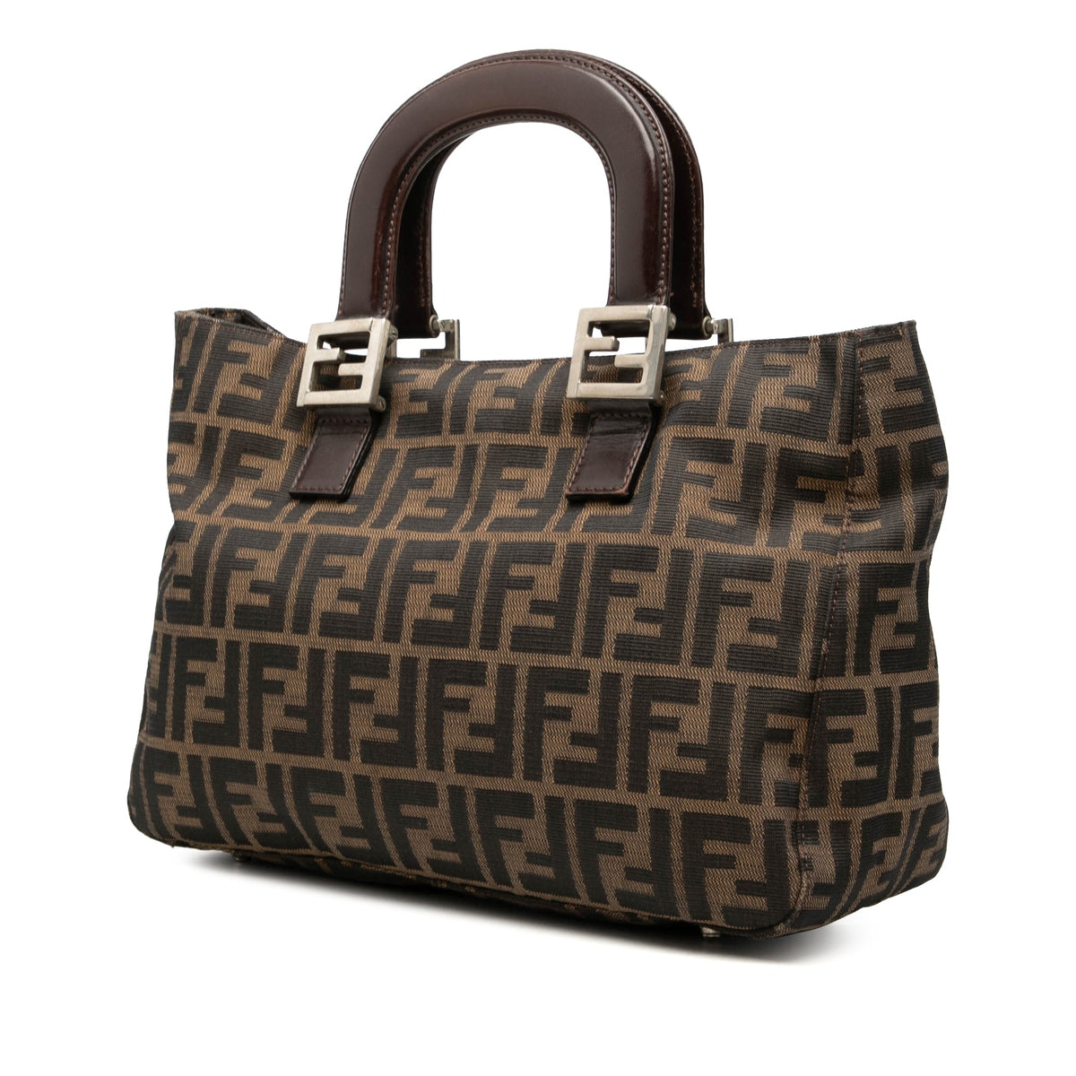 Fendi Zucca Canvas Handbag