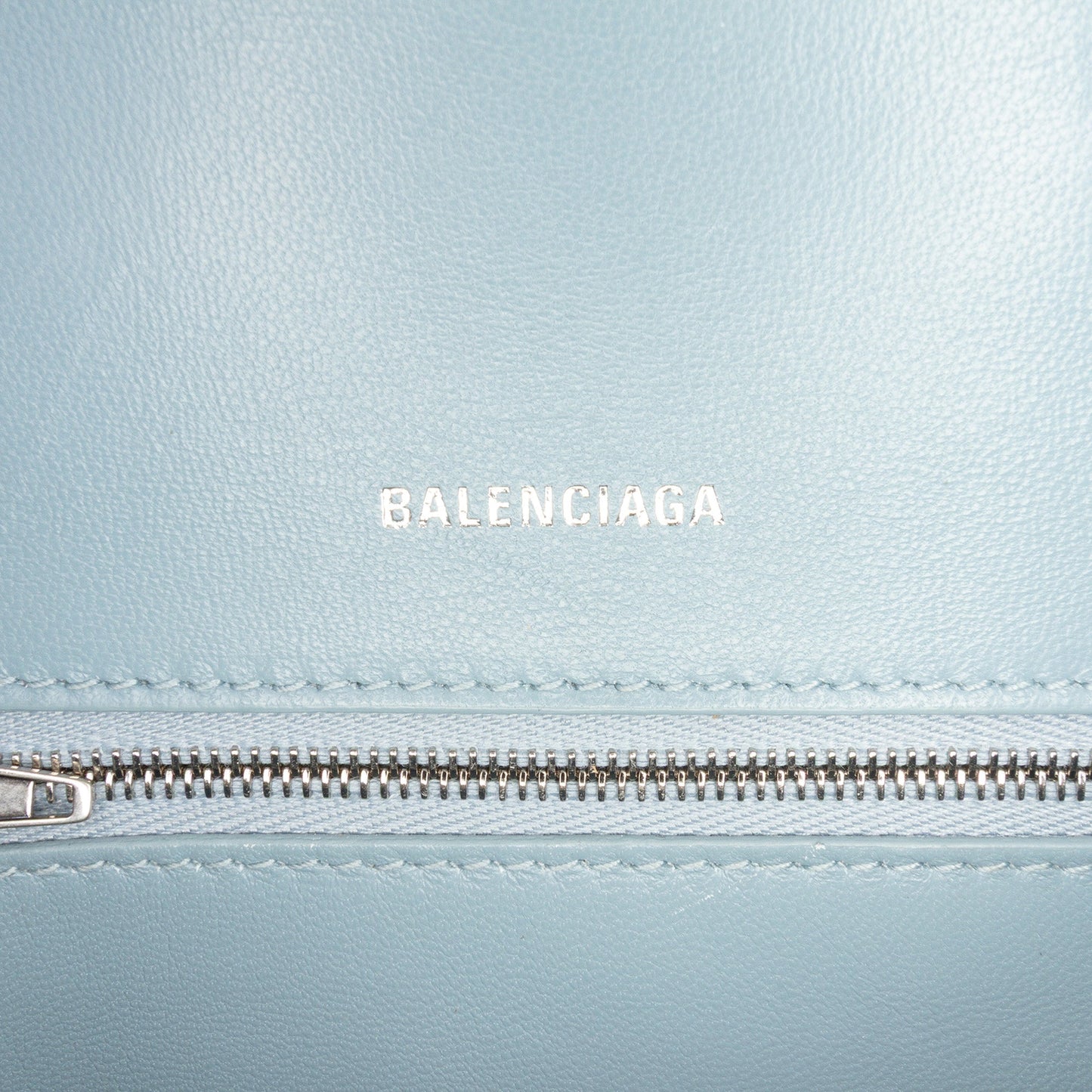 Balenciaga Small Croc Embossed Hourglass Top Handle Bag