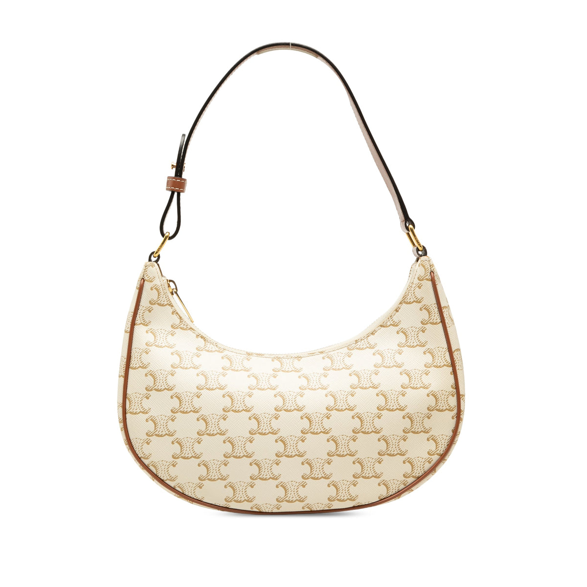 Celine Triomphe Coated Canvas Ava Shoulder Bag