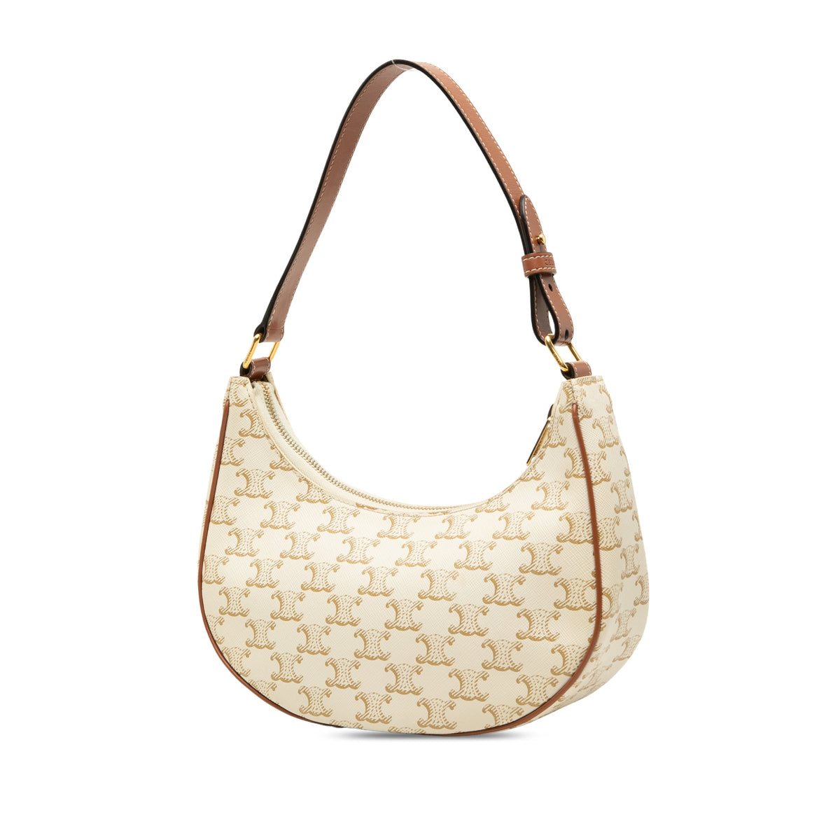Celine Triomphe Coated Canvas Ava Shoulder Bag