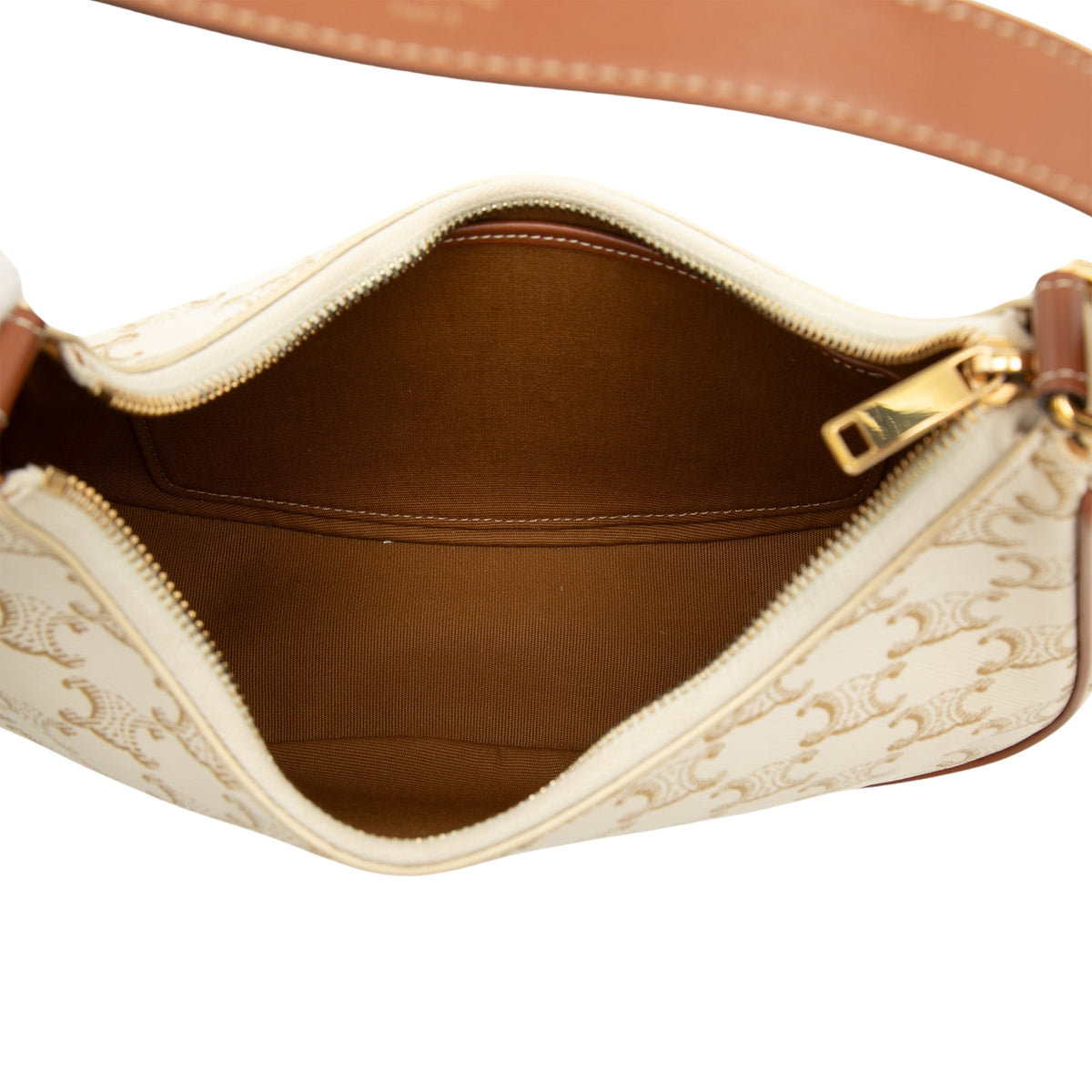 Celine Triomphe Coated Canvas Ava Shoulder Bag