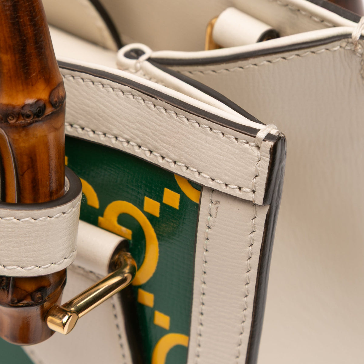 Gucci Mini GG Calfskin Bamboo Diana Satchel