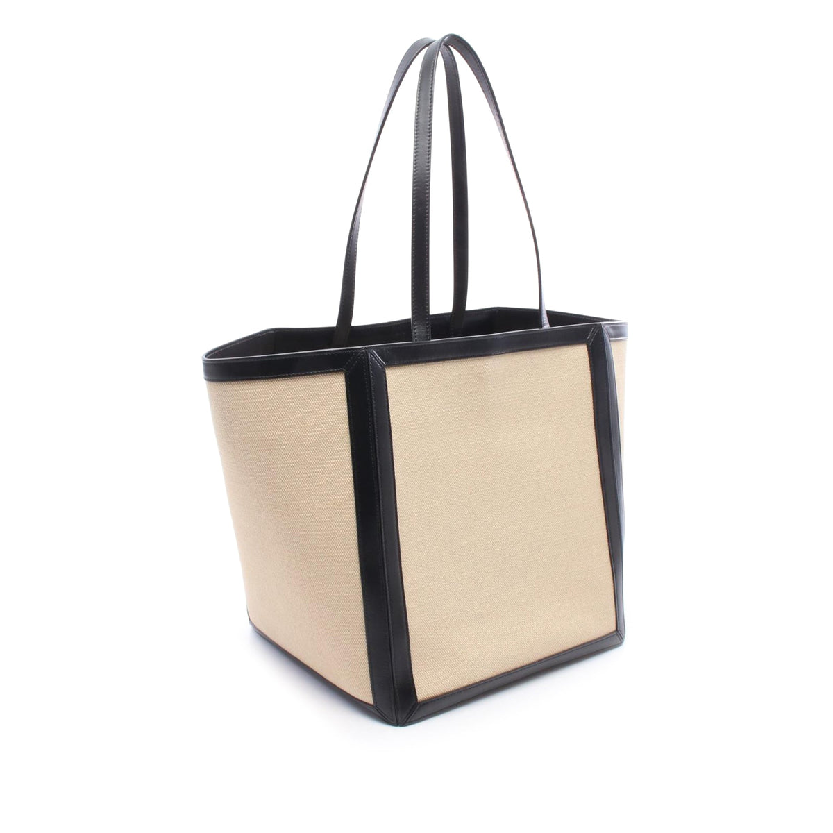 Celine Large Vertical Square Cabas Tote — Beige