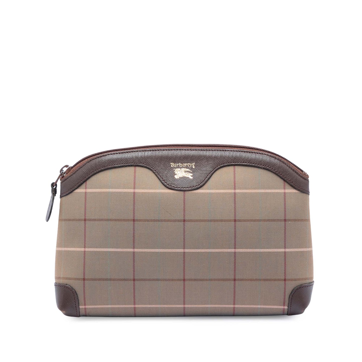 Burberry Vintage Check Canvas Clutch