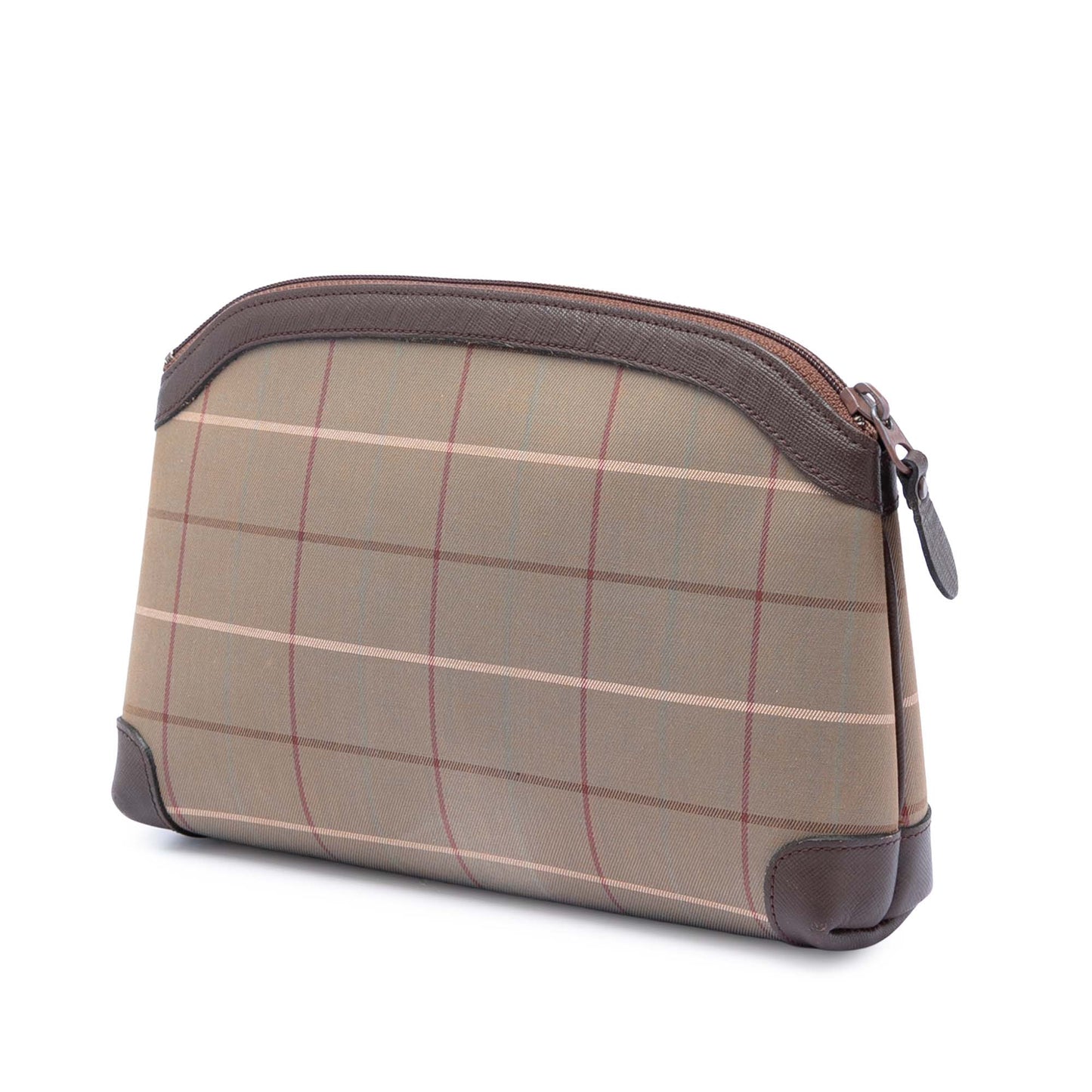 Burberry Vintage Check Canvas Clutch
