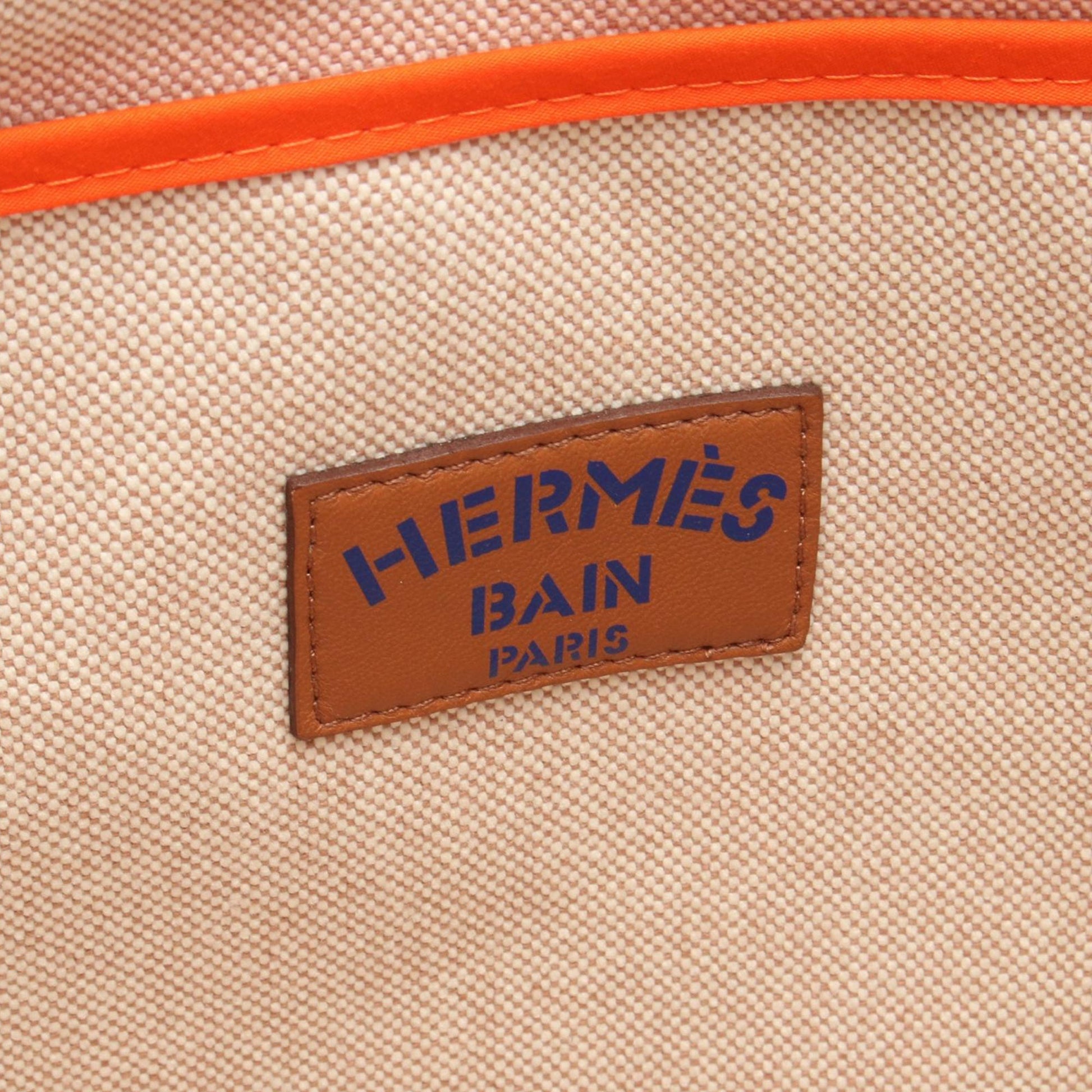 Hermès Canvas Picto de Plage Beach Bag