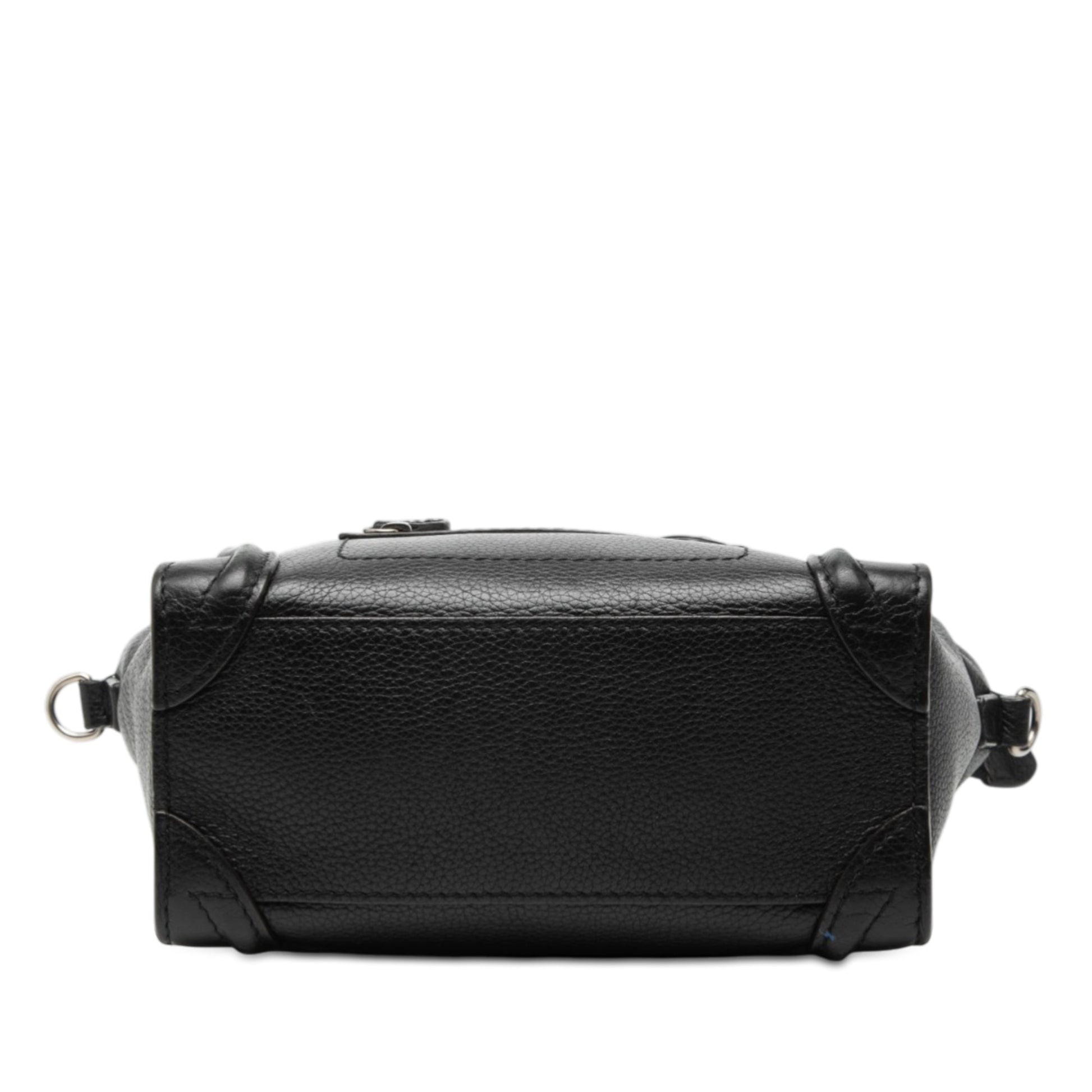 Celine Nano Leather Luggage Tote