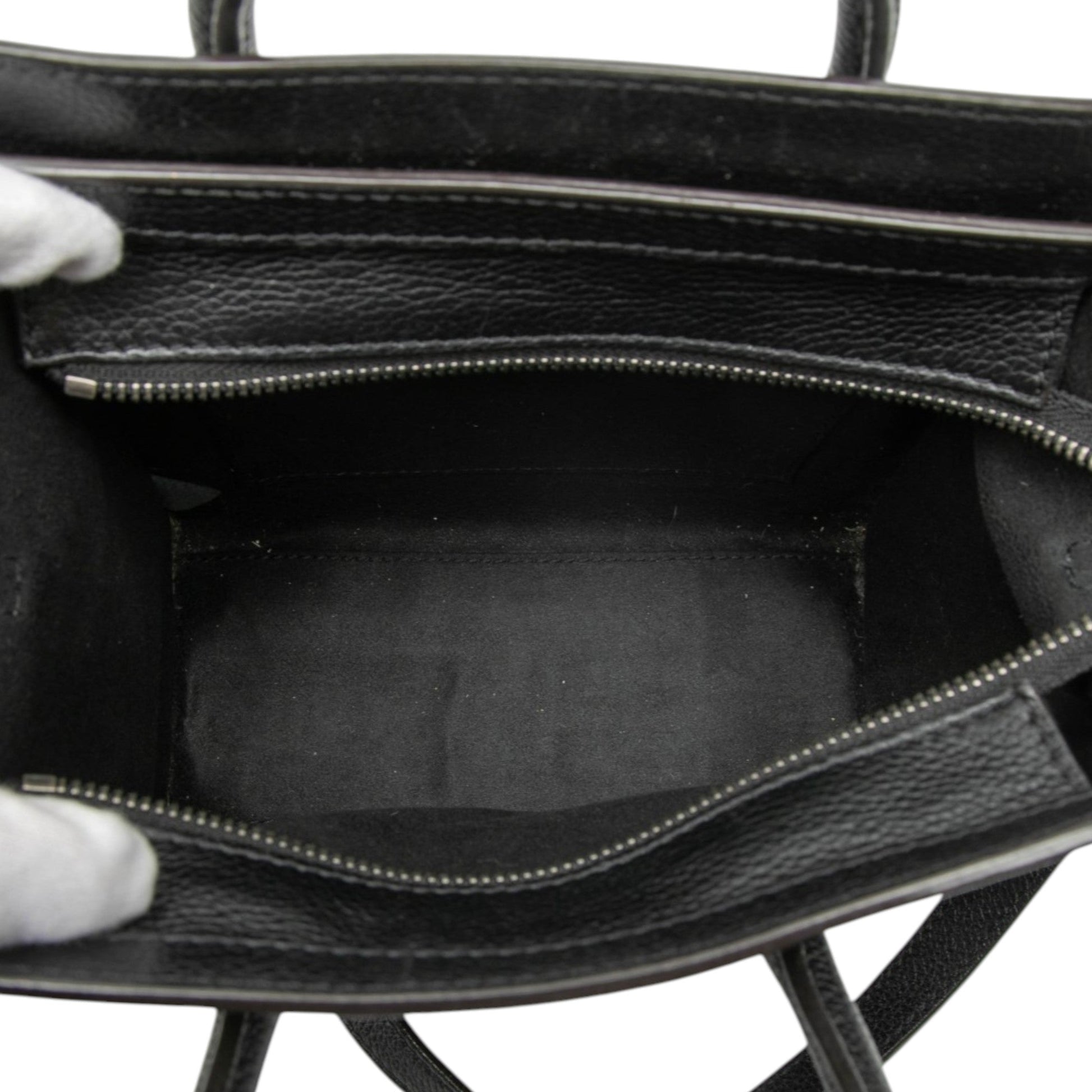 Celine Nano Leather Luggage Tote