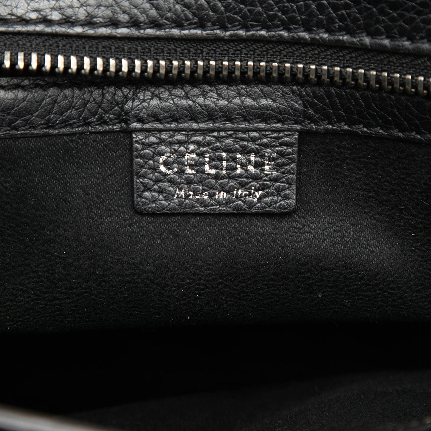 Celine Nano Leather Luggage Tote