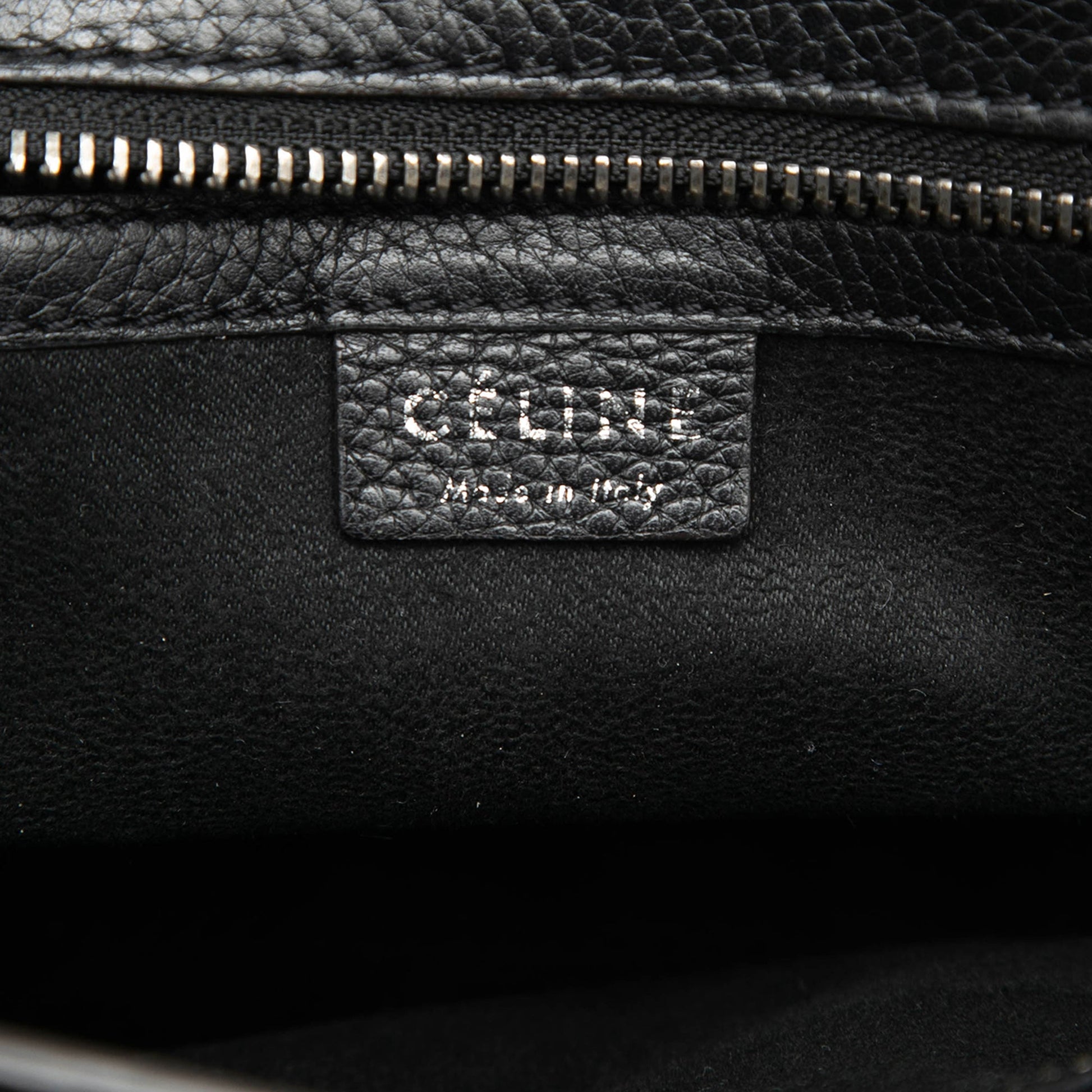 Celine Nano Leather Luggage Tote