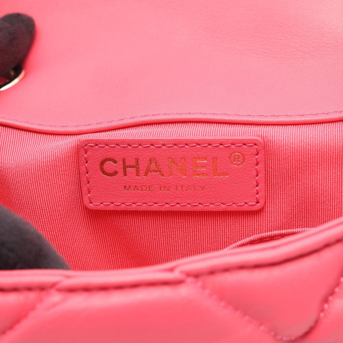 Chanel CC Quilted Lambskin Single Flap