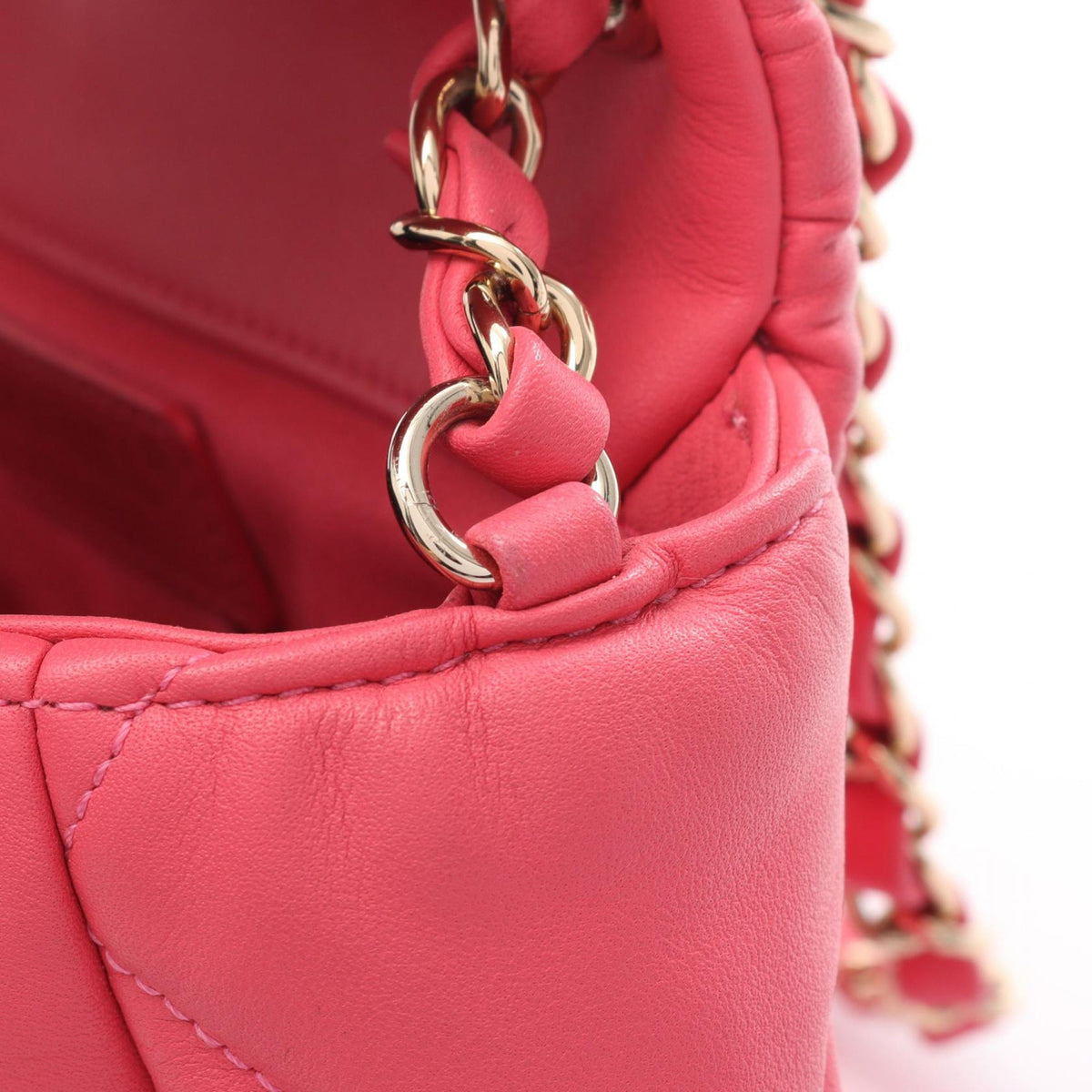Chanel CC Quilted Lambskin Single Flap