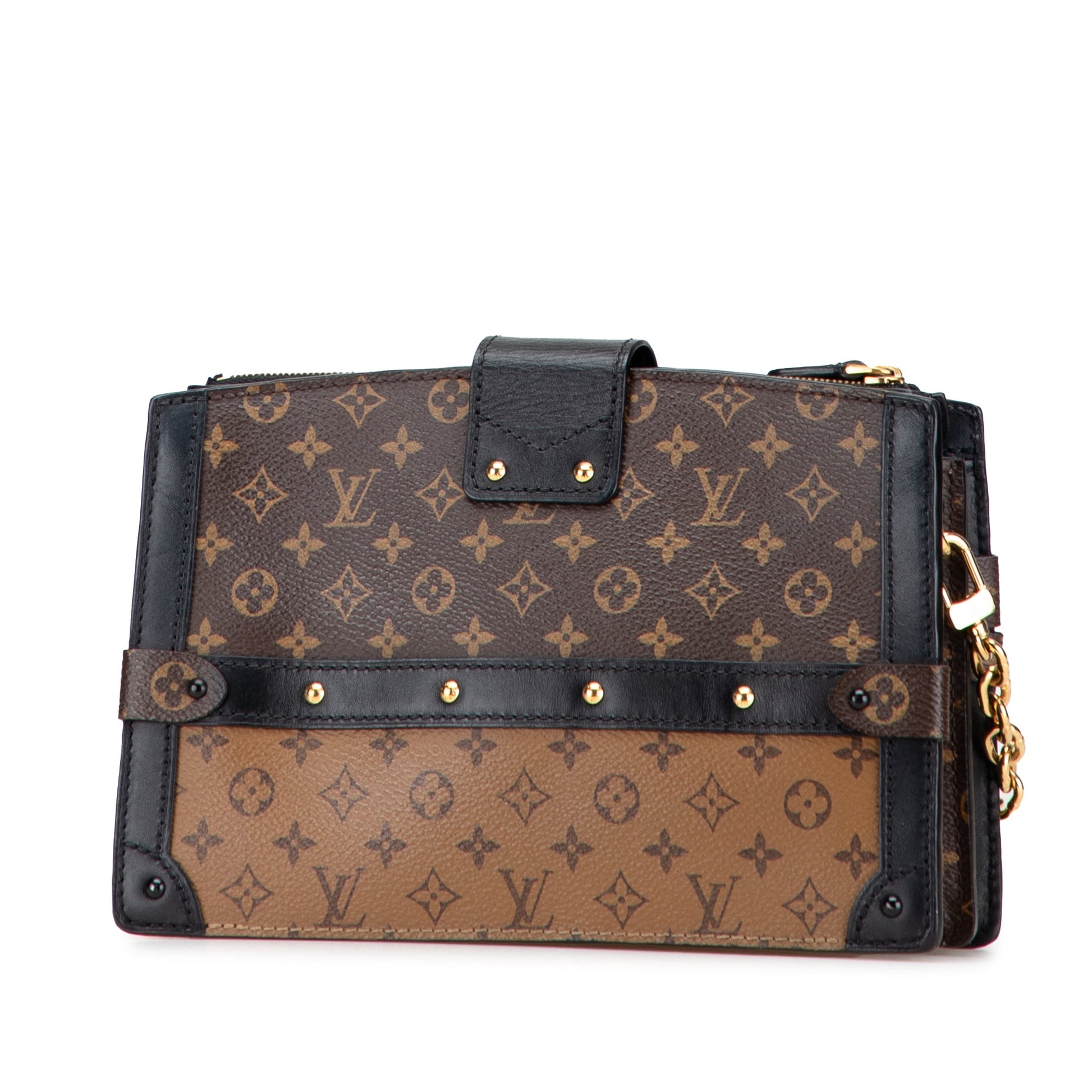 Louis Vuitton Monogram Reverse Trunk Clutch