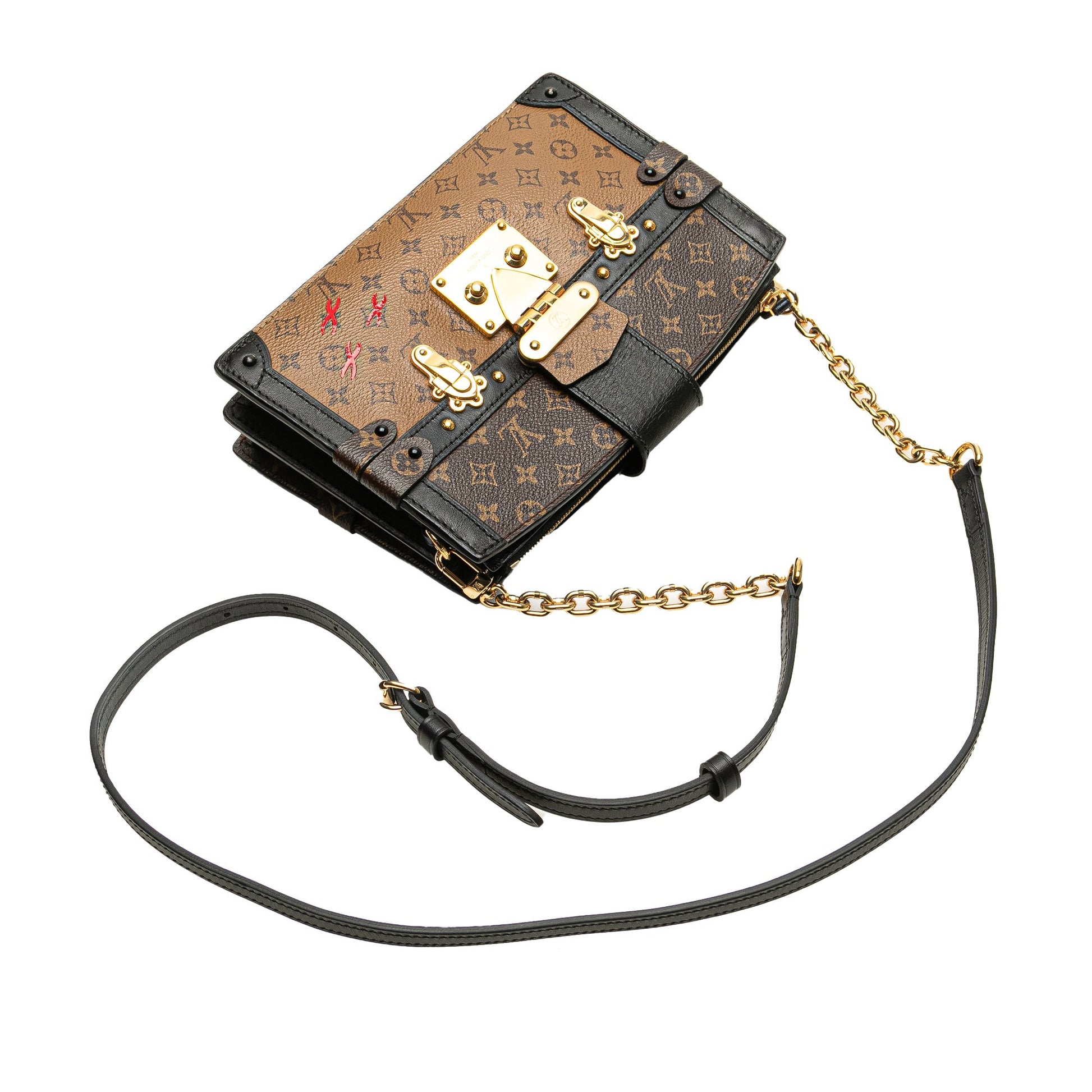 Louis Vuitton Monogram Reverse Trunk Clutch