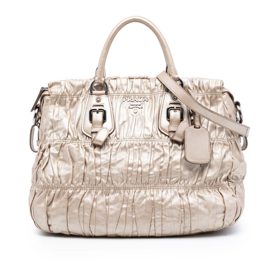 Nappa Gaufre Satchel
