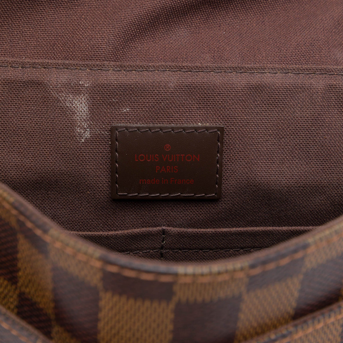 Louis Vuitton Damier Ebene District PM — Brown