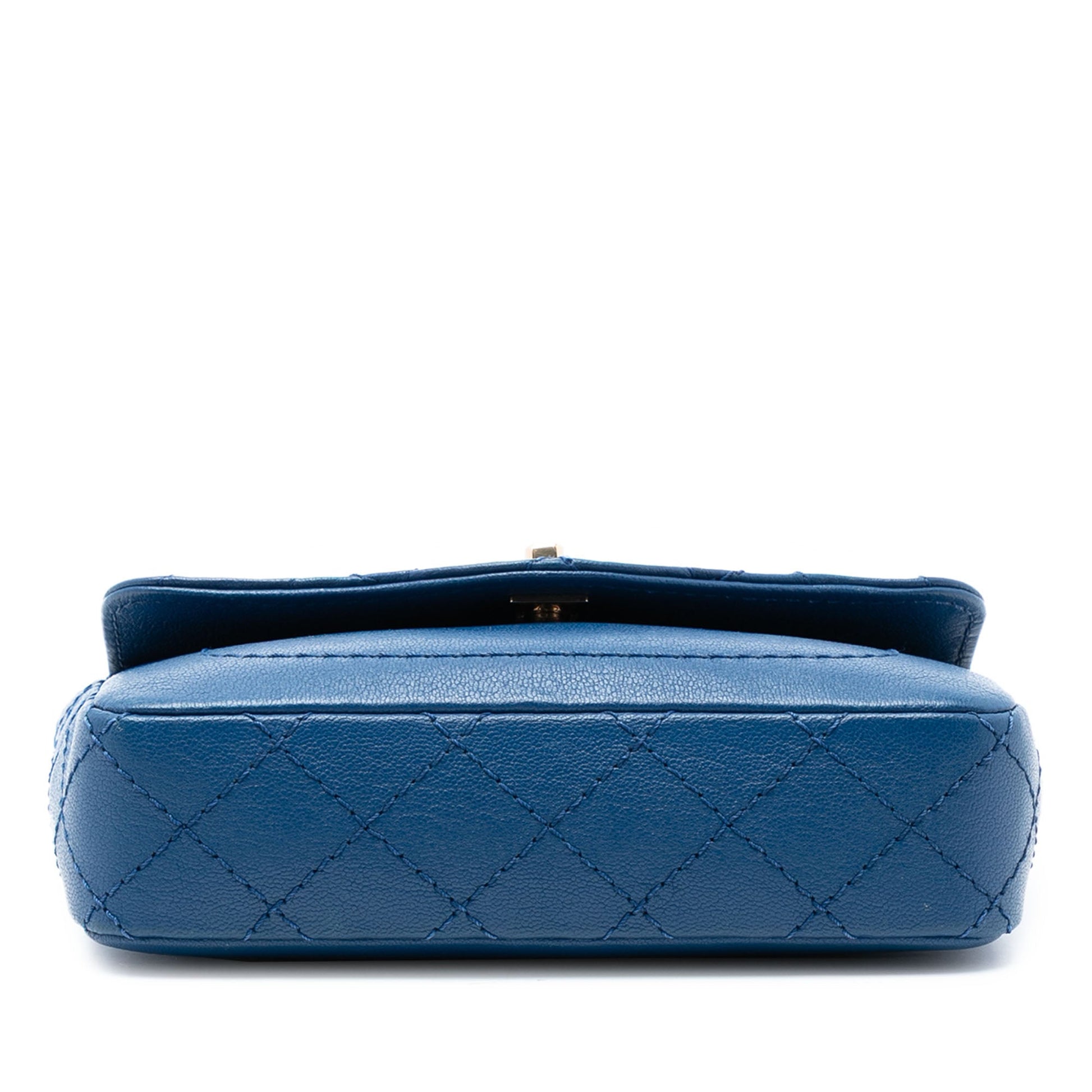 Mini Quilted Goatskin Coco Curve Flap