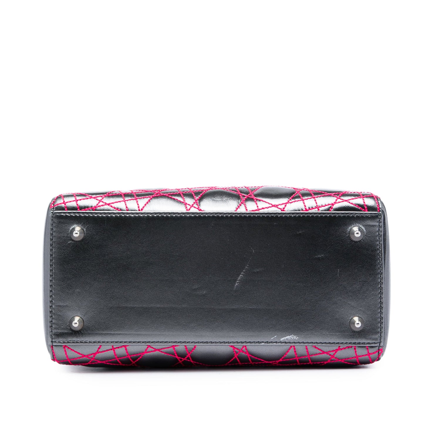 Dior Anselm Reyle Medium Metallic Lambskin Cannage Lady Dior