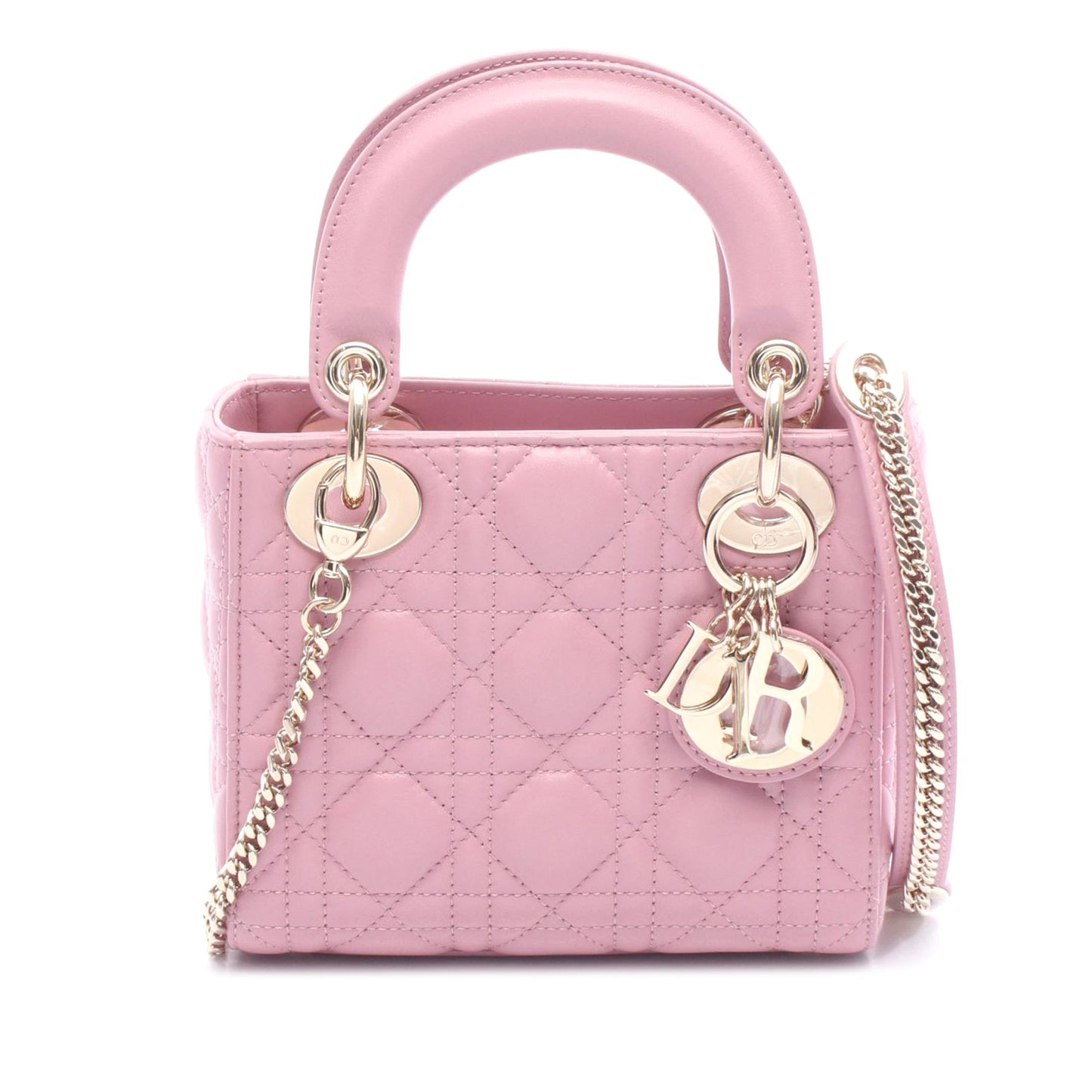 Dior Mini Lambskin Cannage Lady Dior