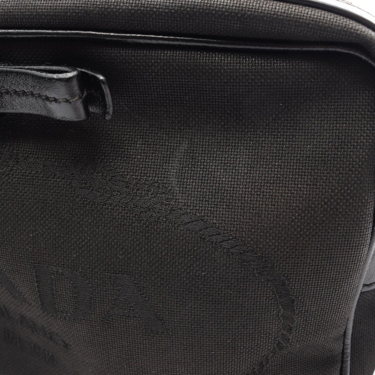 Prada Canapa Logo Camera Bag — Black