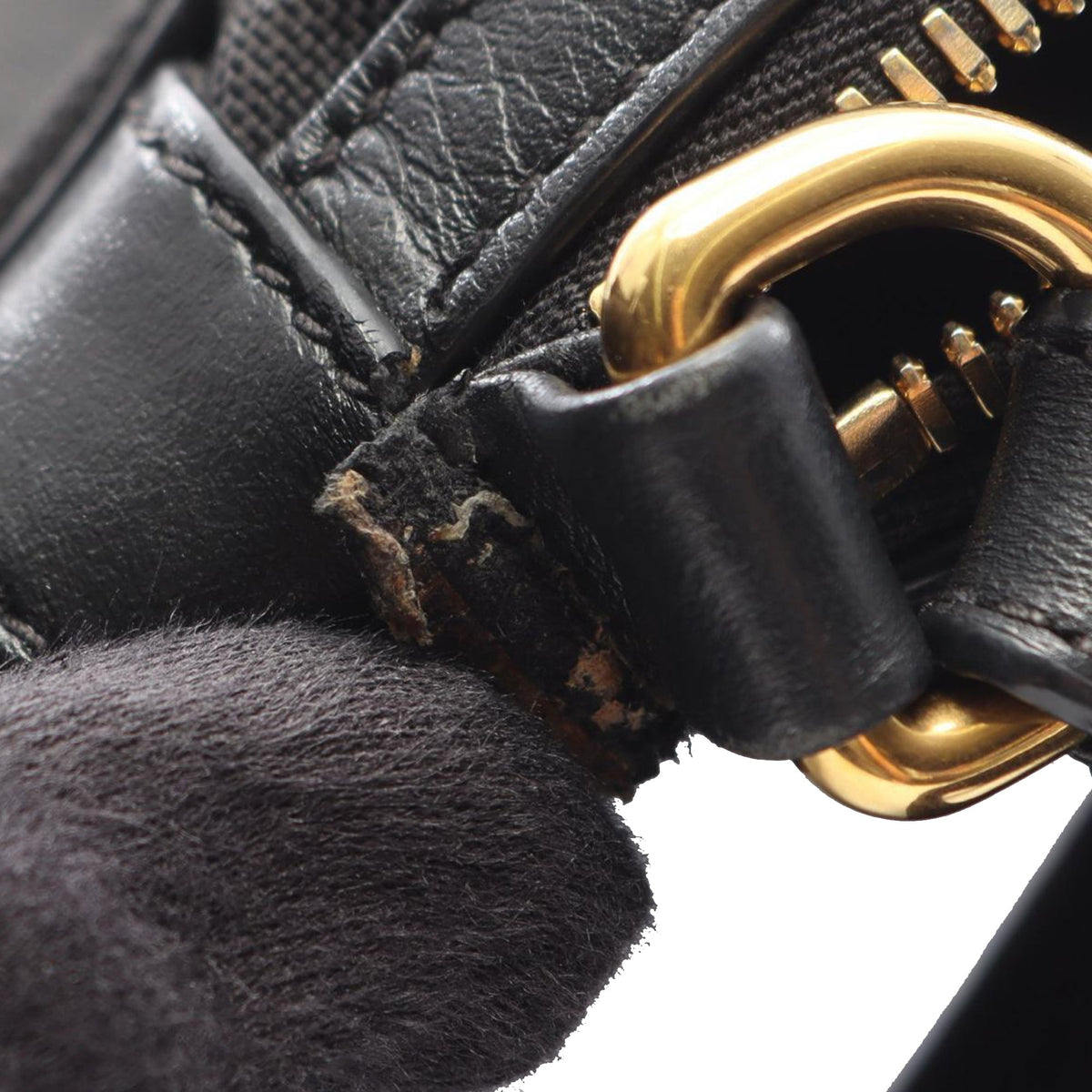 Prada Canapa Logo Camera Bag — Black