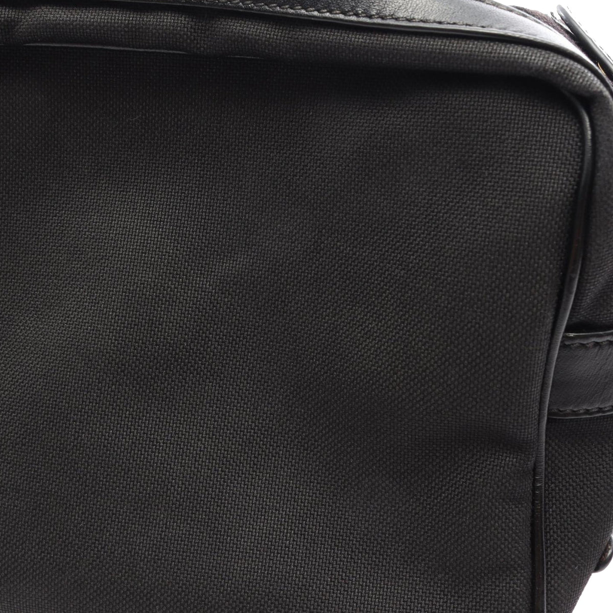 Prada Canapa Logo Camera Bag — Black