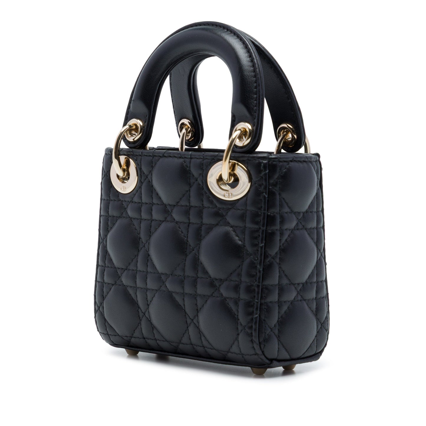 Dior Micro Lambskin Cannage Lady Dior