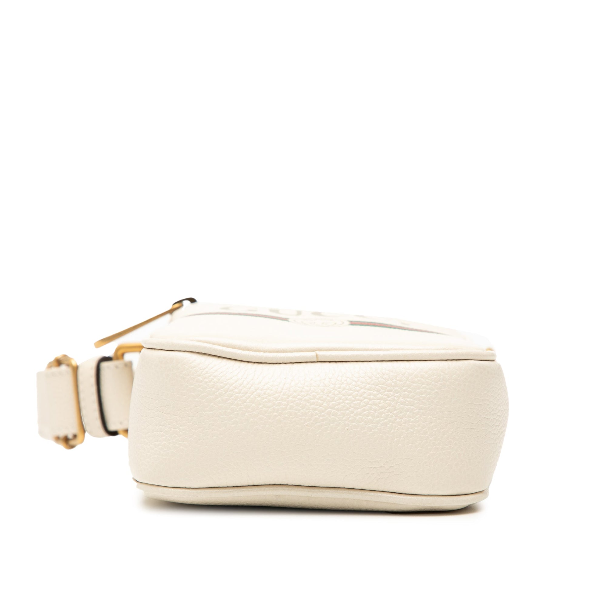 Gucci Mini Grained Calfskin Logo Crossbody