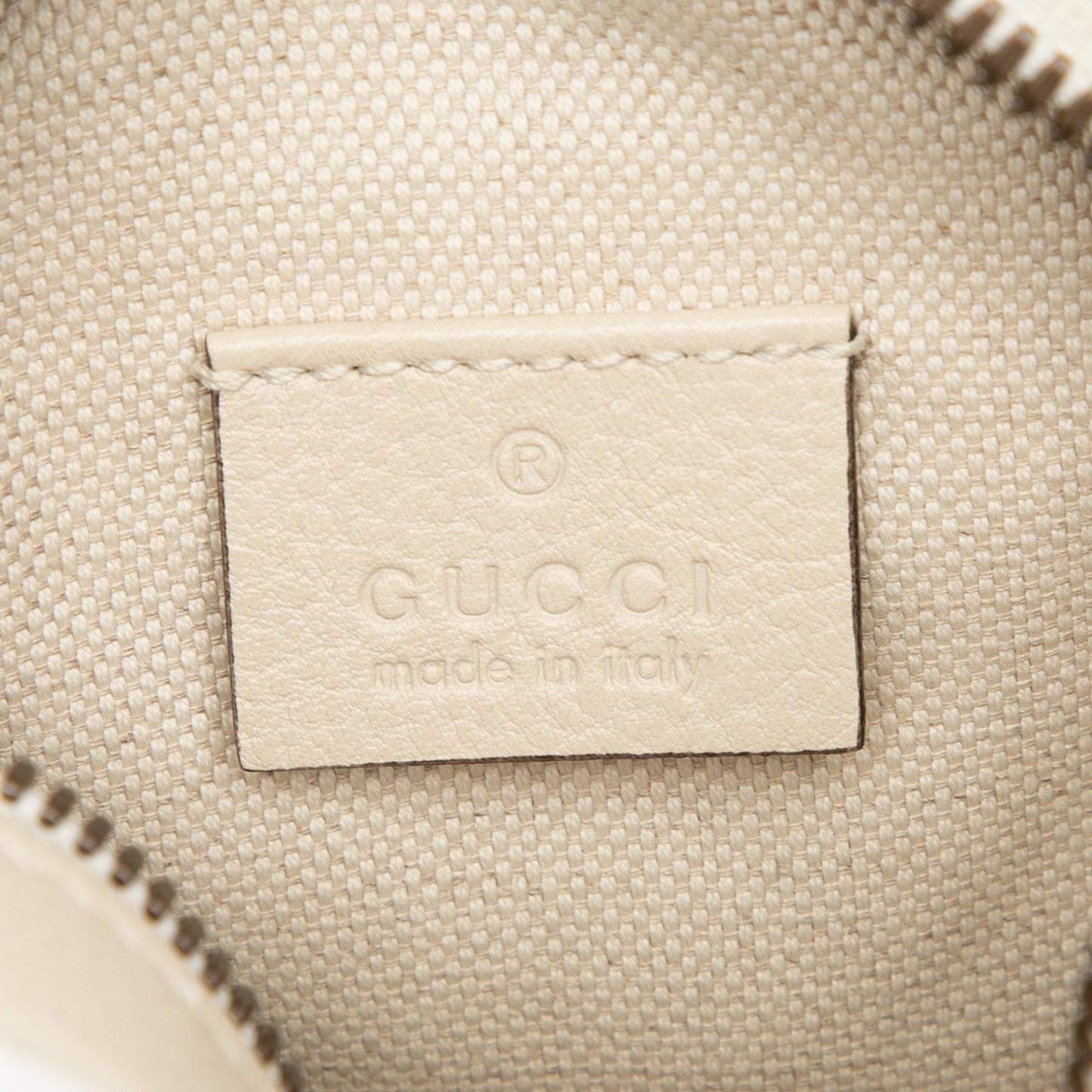 Gucci Mini Grained Calfskin Logo Crossbody