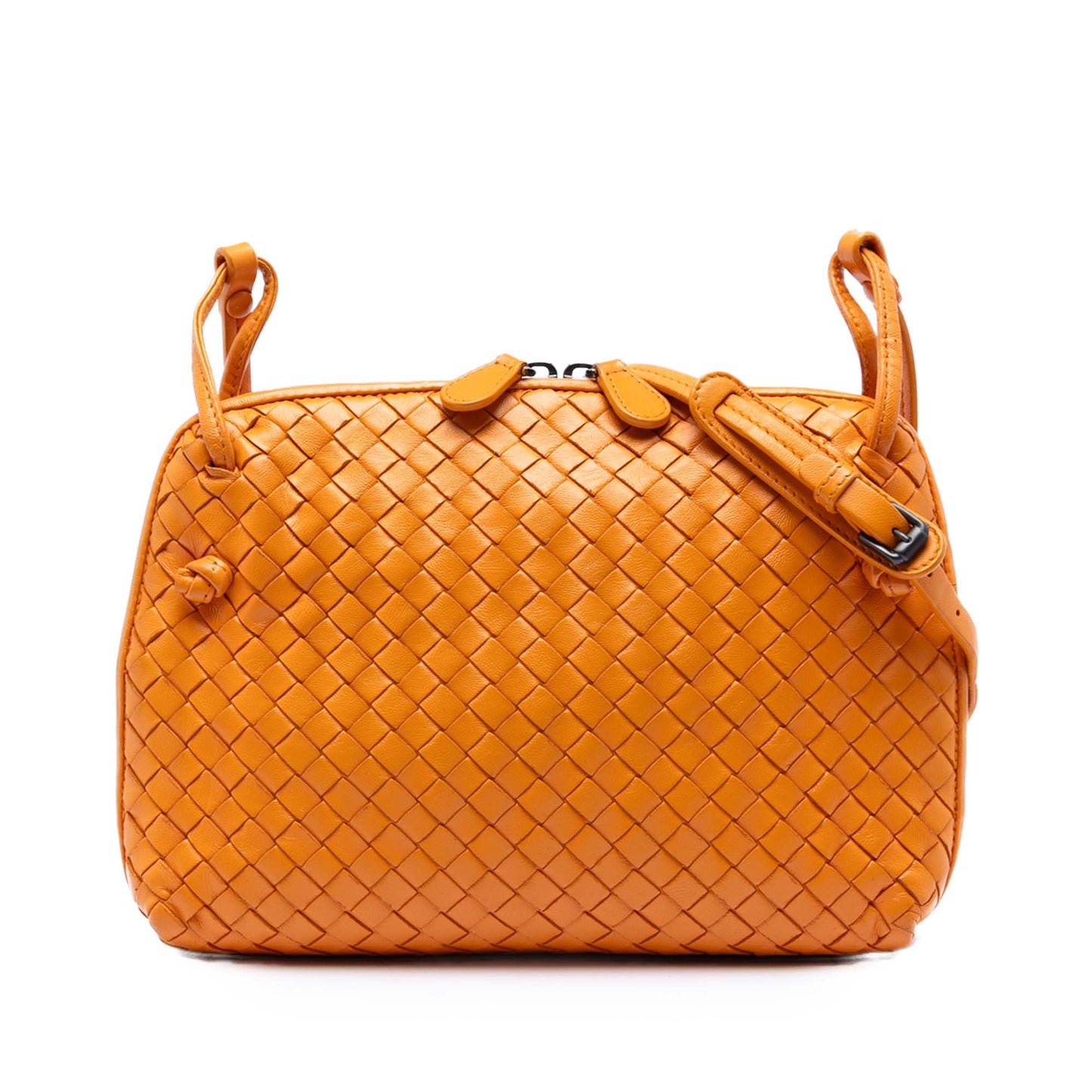 Bottega Veneta Nappa Intrecciato Nodini Crossbody