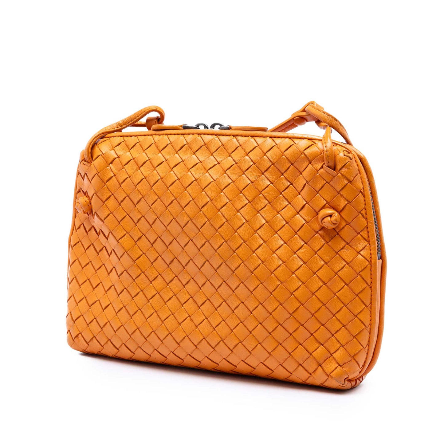 Bottega Veneta Nappa Intrecciato Nodini Crossbody