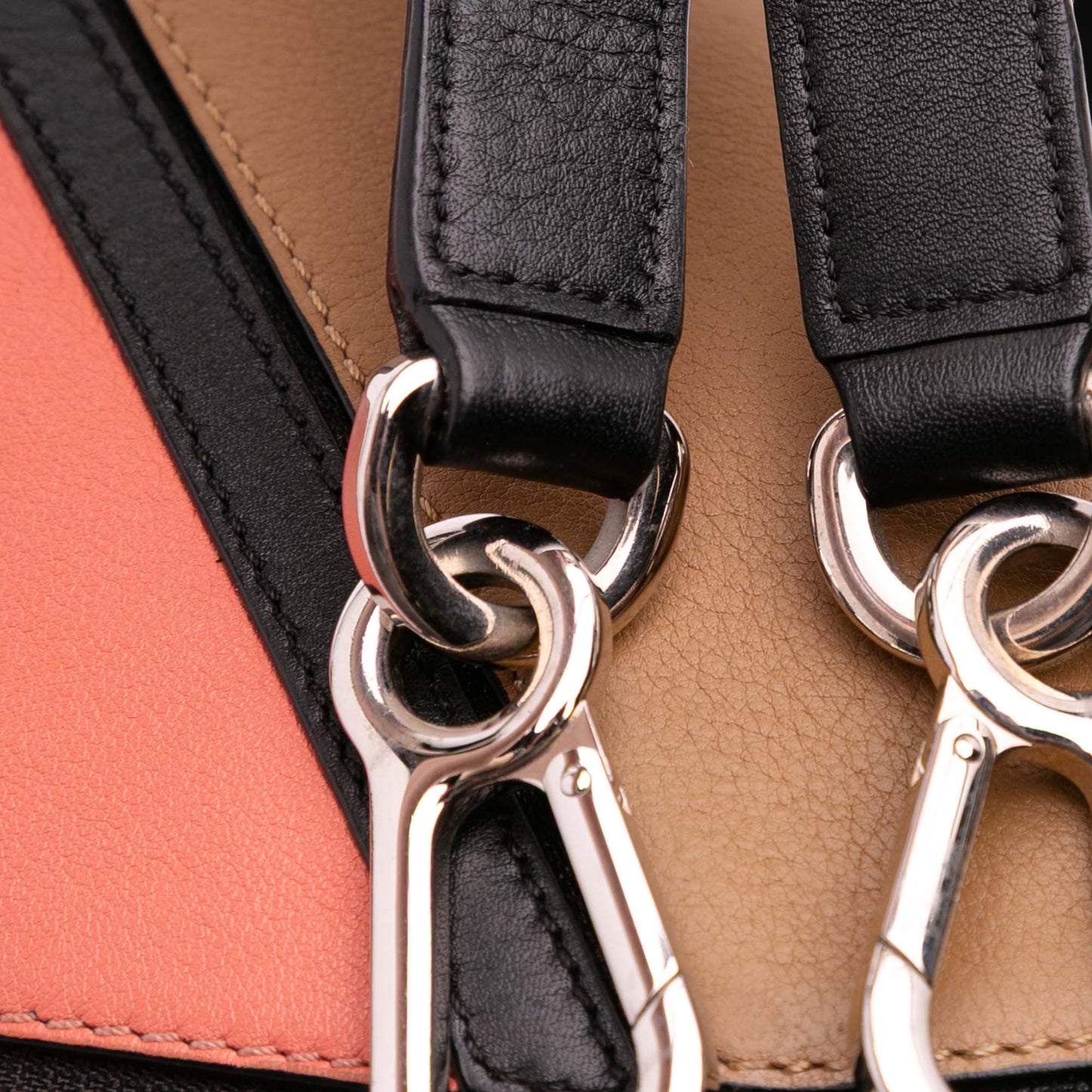 LOEWE Small Calfskin Graphic Puzzle Satchel