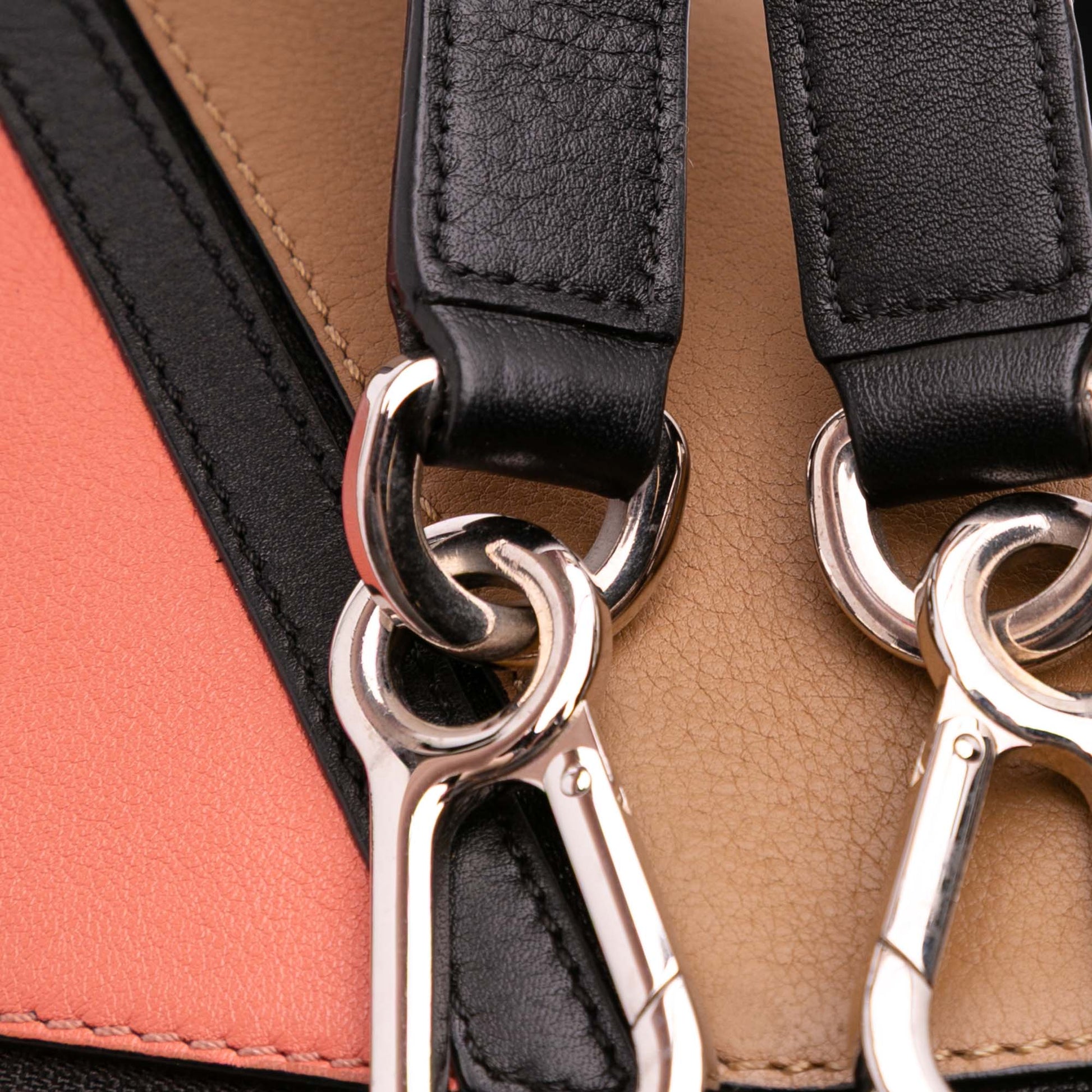 LOEWE Small Calfskin Graphic Puzzle Satchel