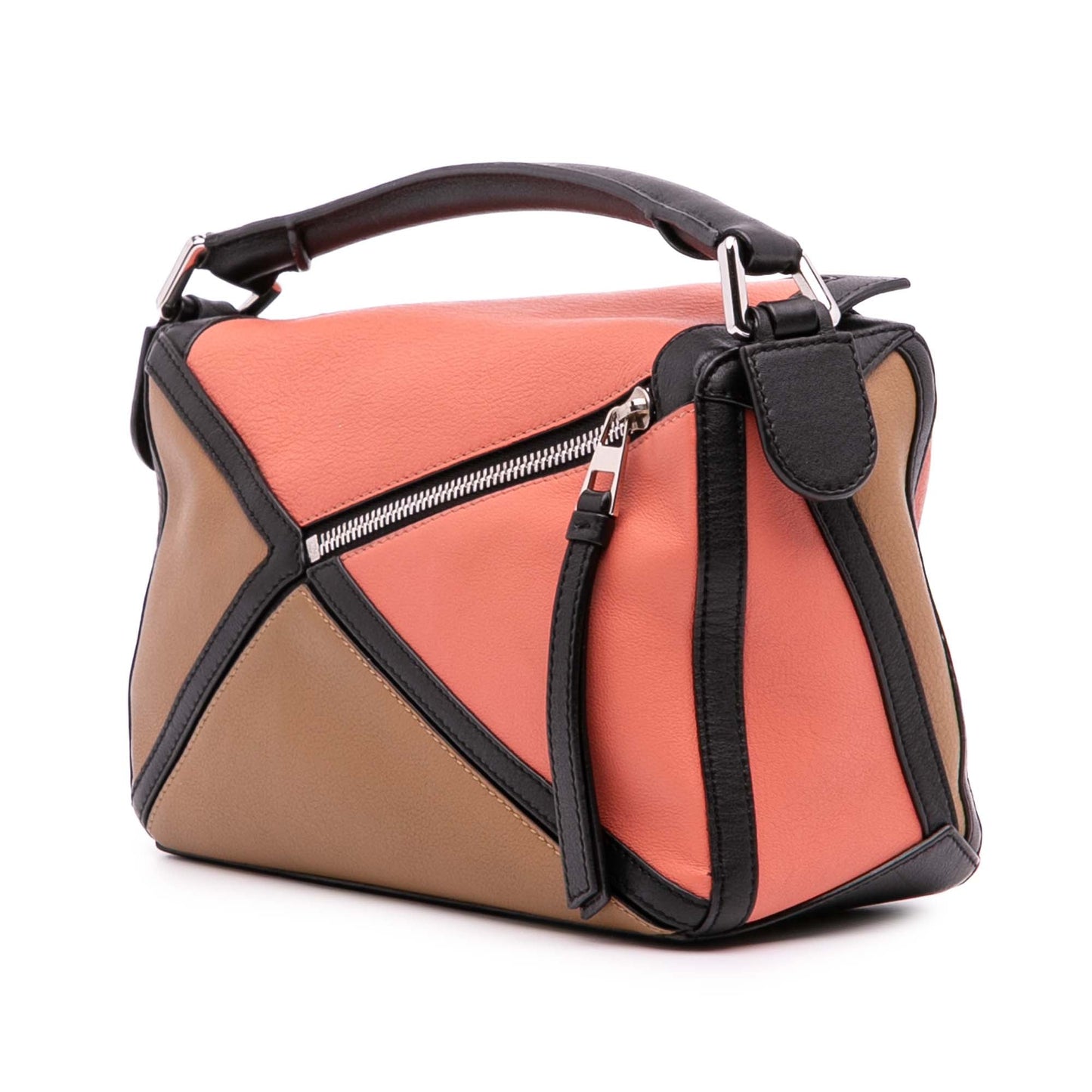 LOEWE Small Calfskin Graphic Puzzle Satchel